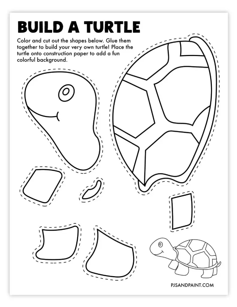 109 Free Printable "Build Your Own" Crafts - Pjs And Paint within Cut Out Fun Printable Crafts