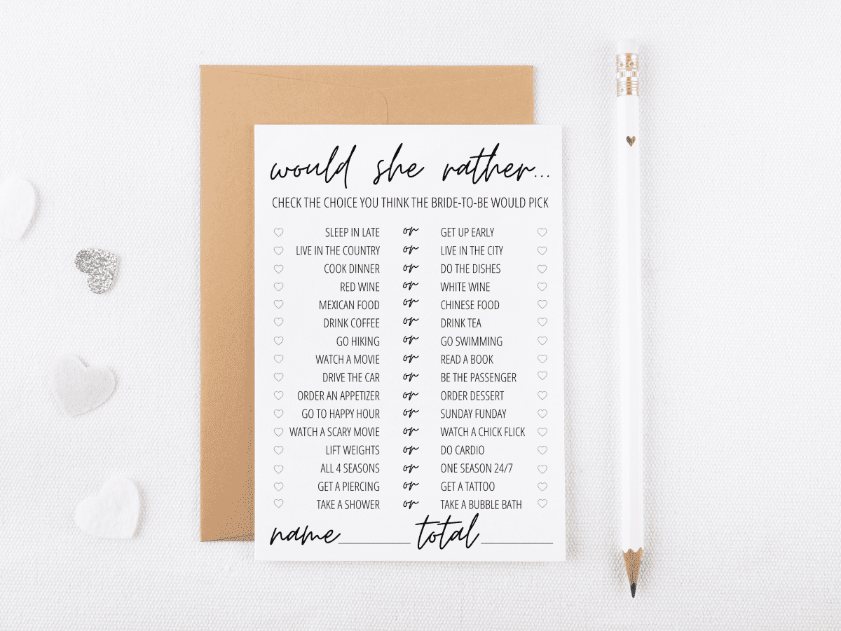 12 Free Printable Bridal Shower Games | Modern Moh inside Bridal Shower Free Printable Games