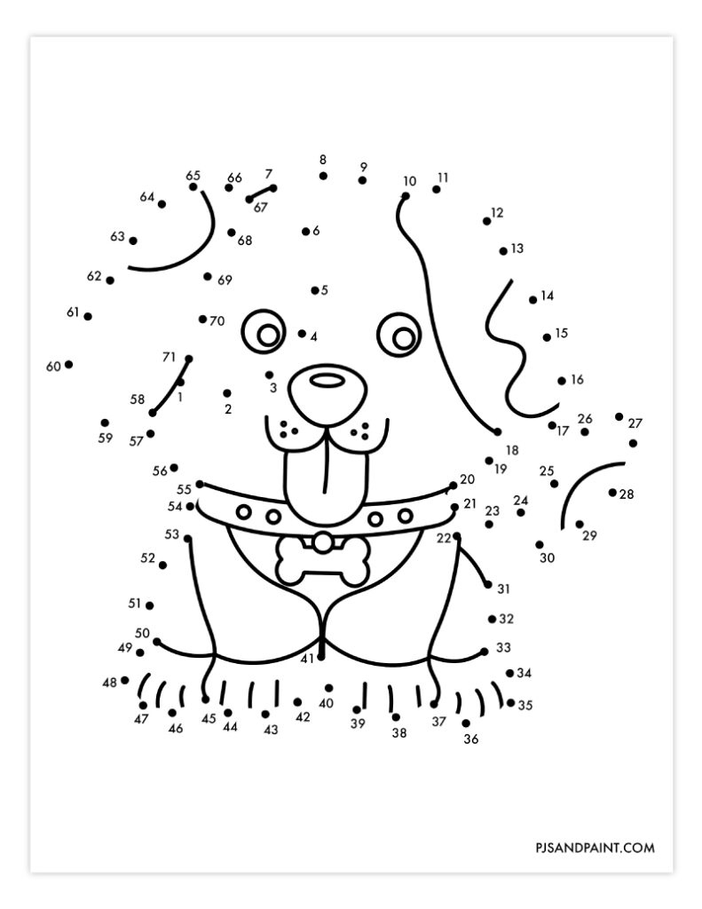 13 Free Printable Connect The Dots Worksheets - Pjs And Paint with regard to Free Connect The Dots Printables