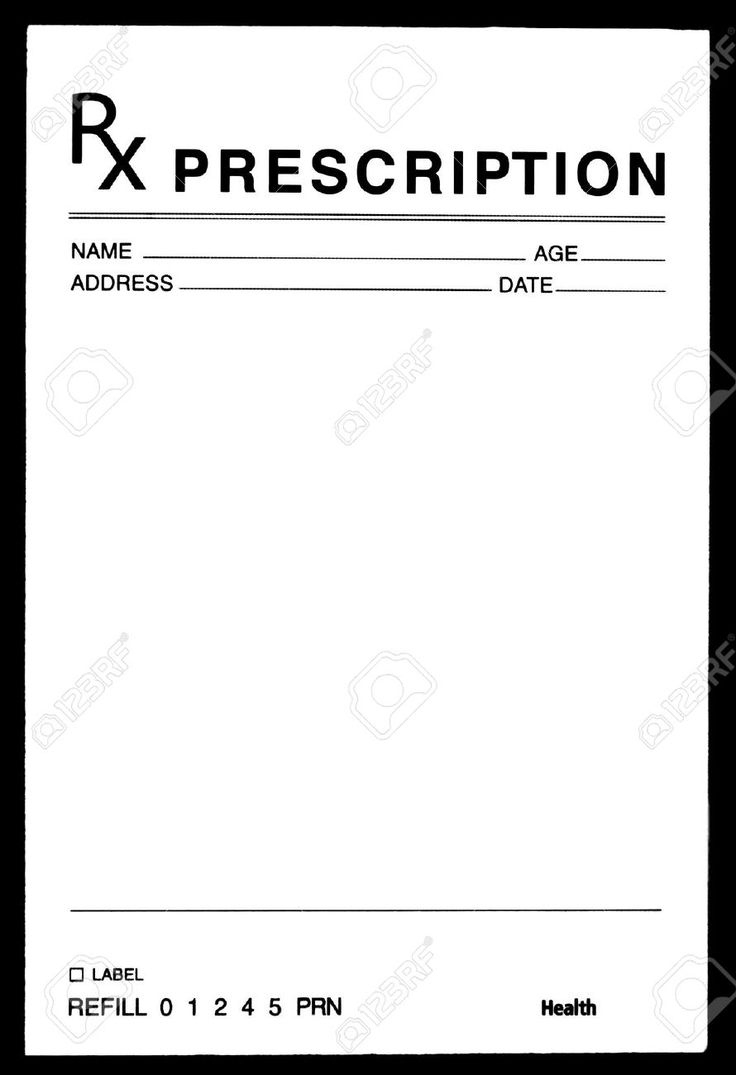 14+ Prescription Templates - Doctor - Pharmacy - Medical within Editable Printable Prescription Pad Template