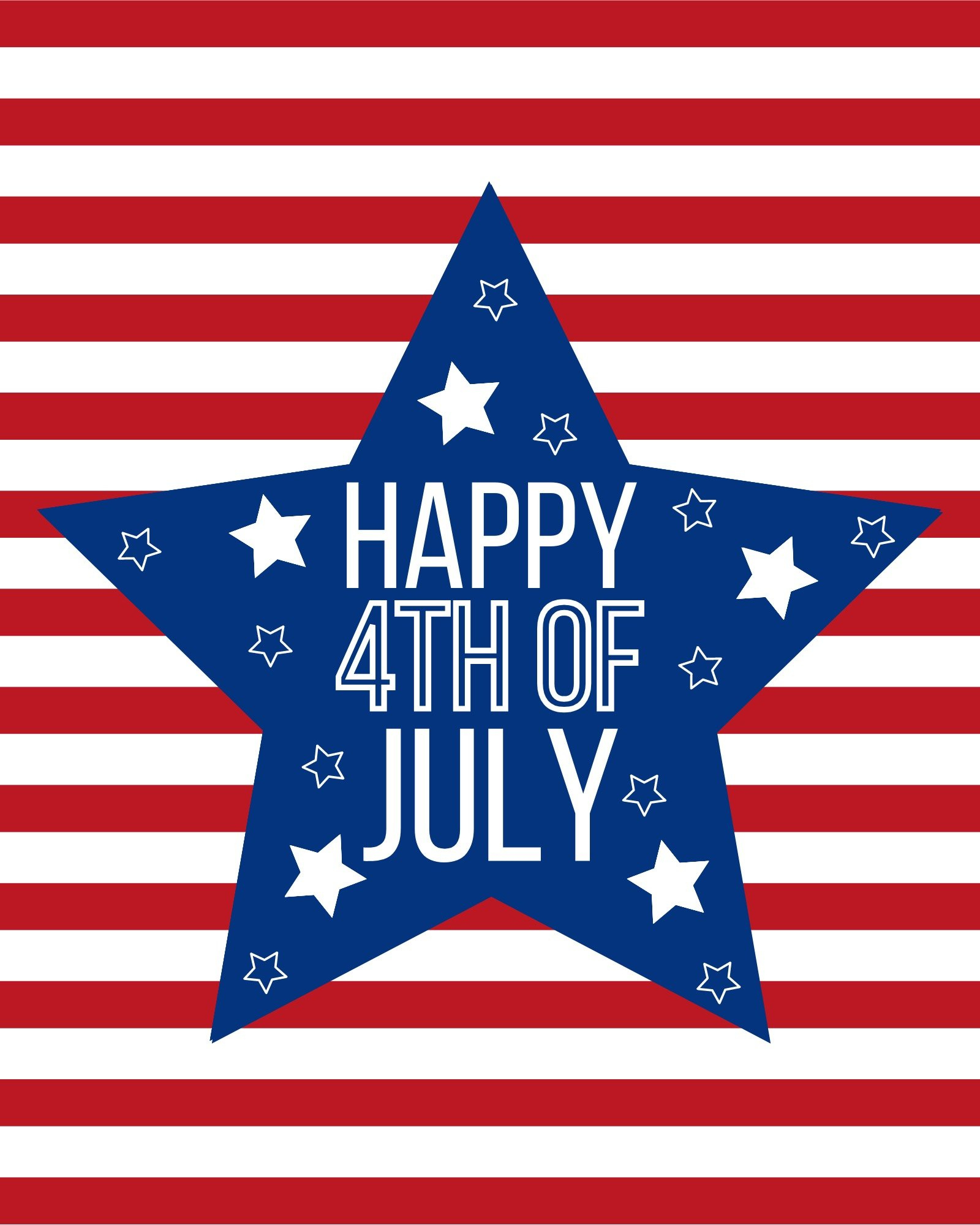 15 Free 4Th Of July Printables - Prudent Penny Pincher with Printable 4Th Of July Decorations