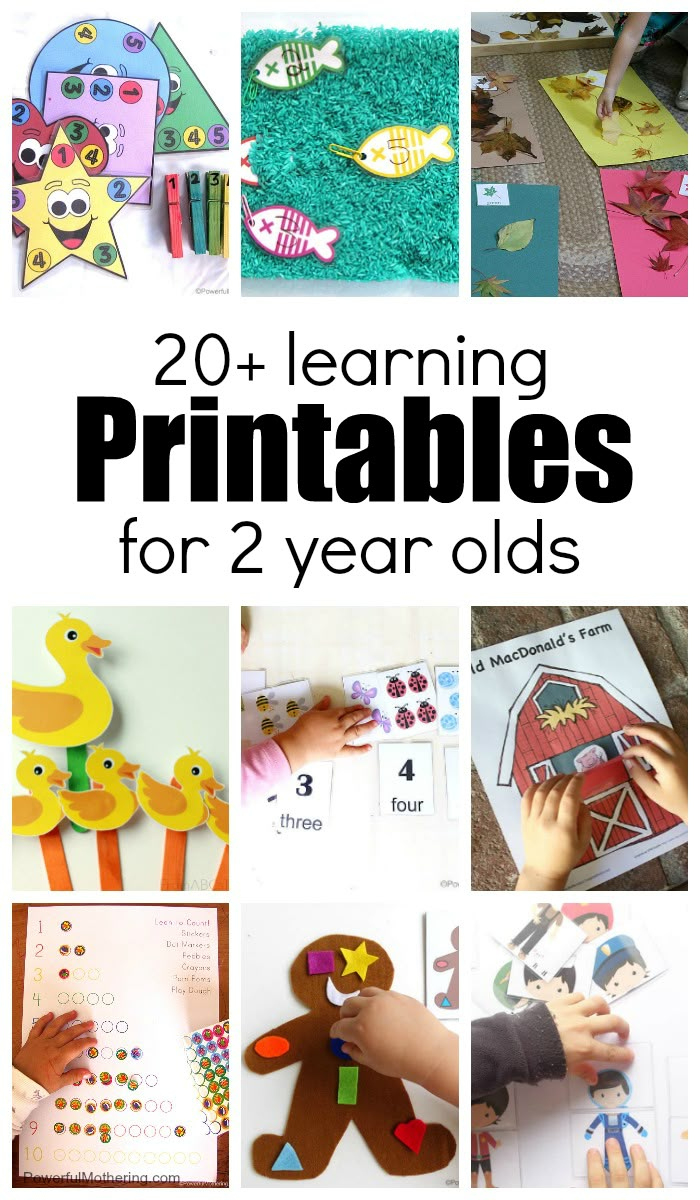 20+ Learning Activities And Printables For 2 Year Olds with Printable Activities For 2 Year Olds