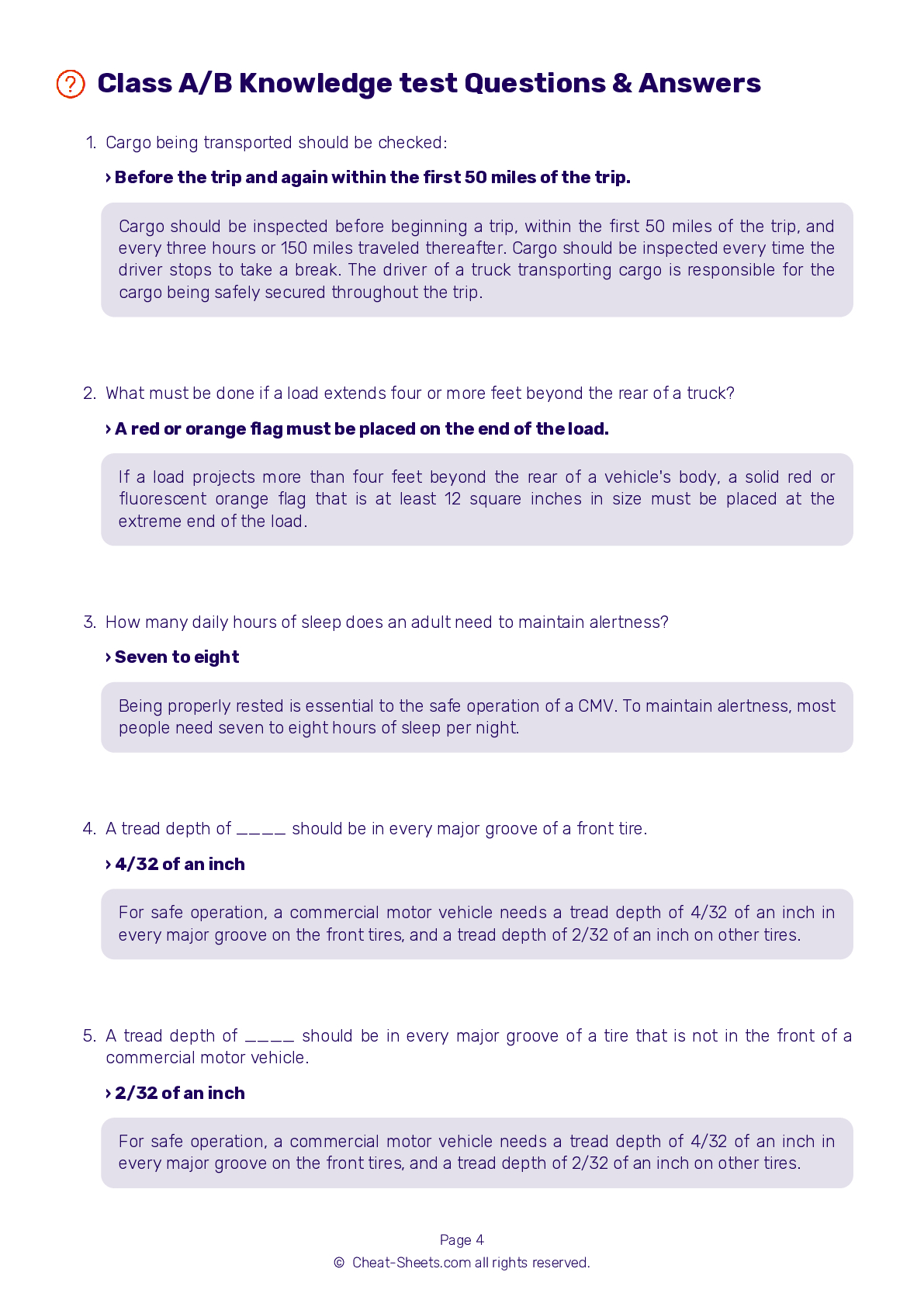 2025 California Dmv Cdl Permit Test Cheat Sheet. 99% Pass Rate! within Free Cdl Test Questions and Answers Printable