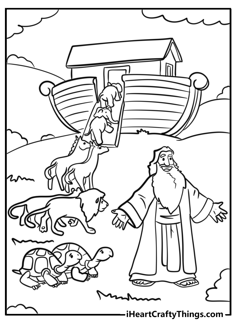 25 Noah'S Ark Coloring Pages (100% Free To Print) inside Free Noah'S Ark Printables