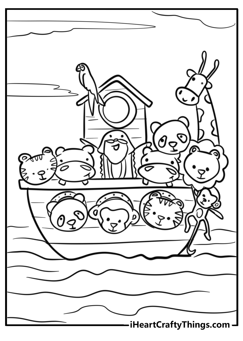 25 Noah'S Ark Coloring Pages (100% Free To Print) with regard to Free Noah's Ark Printables