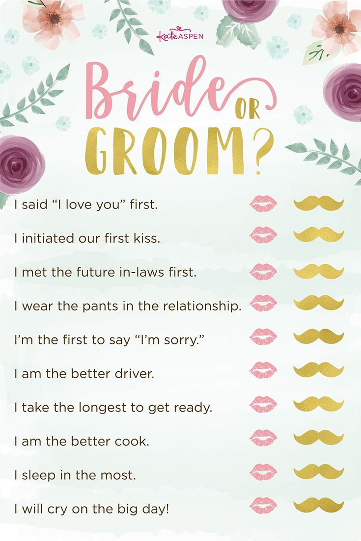 3 Exciting Bridal Shower Games + Printables! inside Bridal Shower Free Printable Games