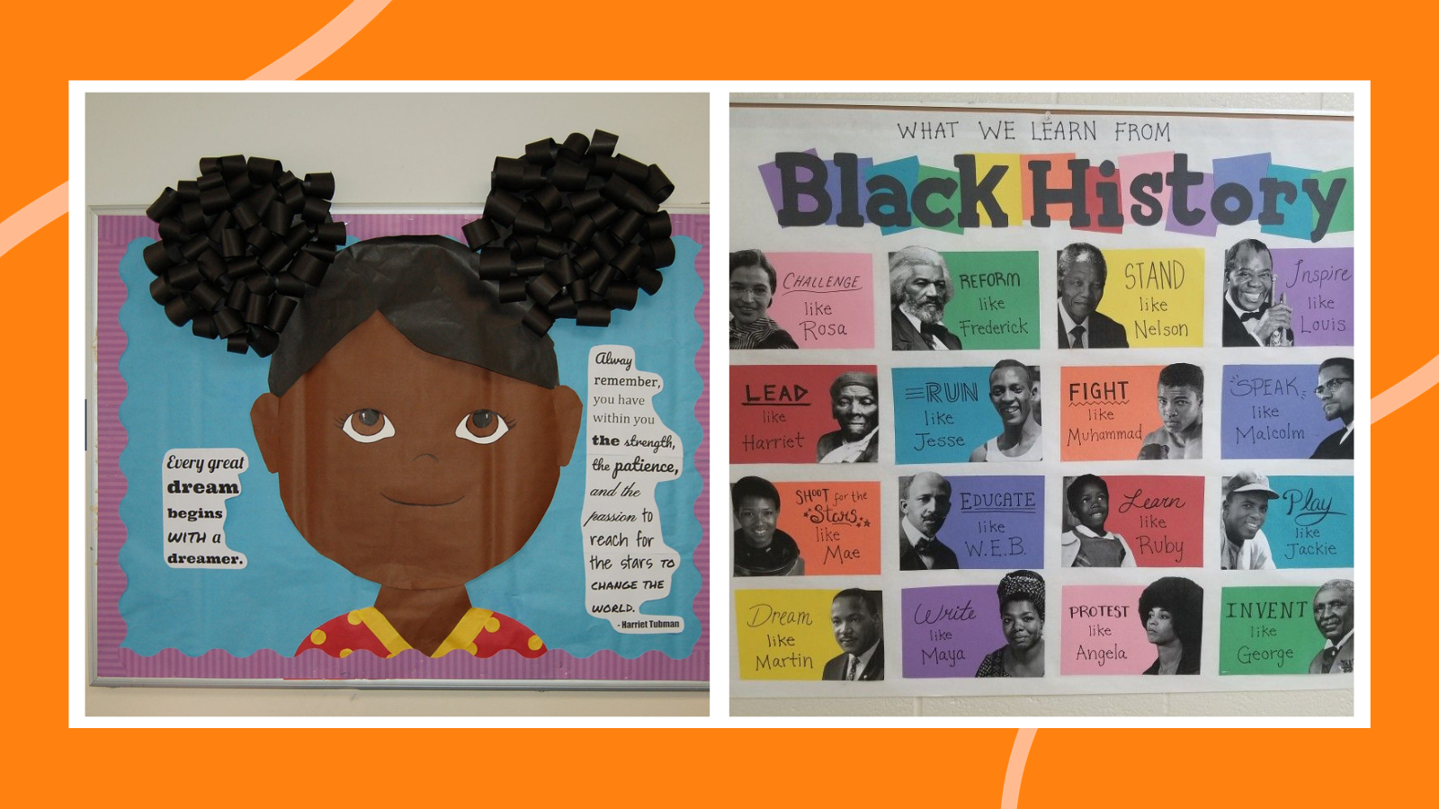 31 Inspirational Bulletin Board Ideas For Black History Month pertaining to Black History Month Bulletin Board Printables
