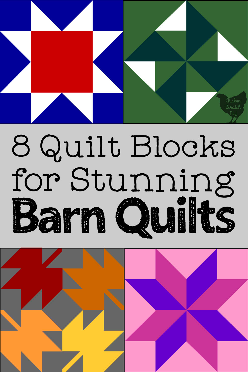 8 Beautiful Quilt Blocks For Barn Quilts [Free Printable) within Free Printable Barn Quilt Patterns