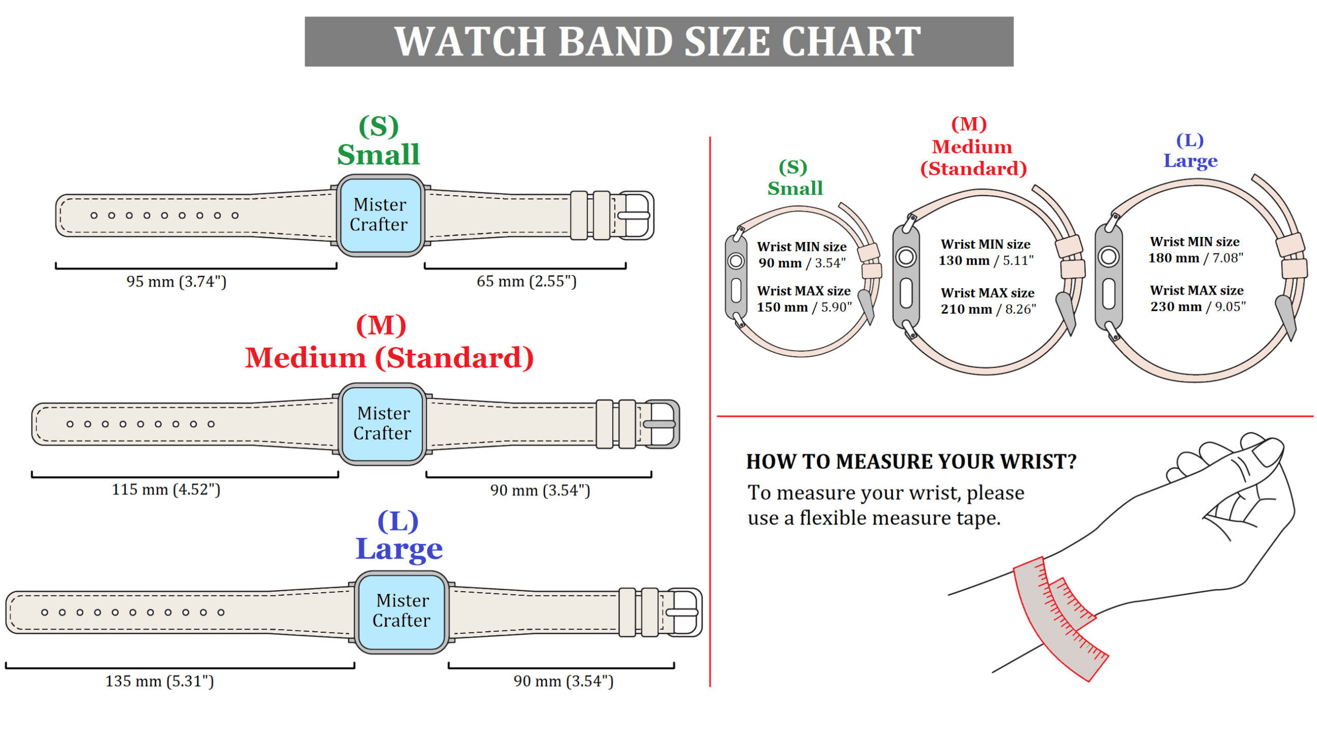 Apple How To Know Watch Band Size Apple Watch Band Size Chart inside Printable Watch Band Size Chart