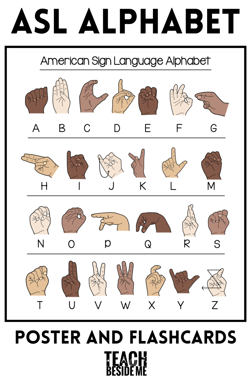 Asl Alphabet Printable - Printable Party Favors for Free Printable Sign Language Alphabet