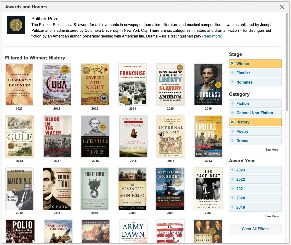 Awards And Honors, Better Than Ever within Pulitzer Prize Winners Fiction Printable List