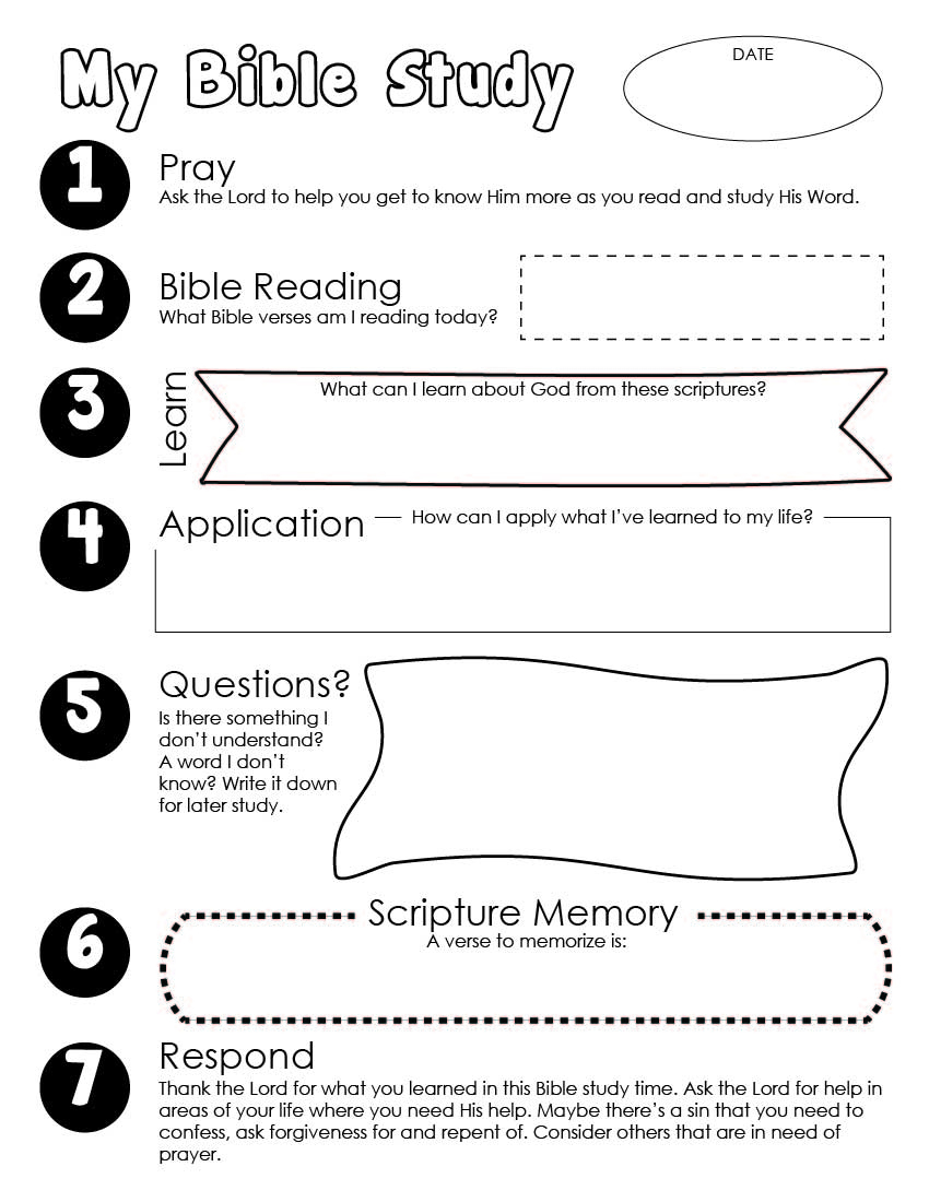 Bible Study Guide For Kids Free Printable - Wildly Anchored intended for Free Printable Youth Bible Study Lessons