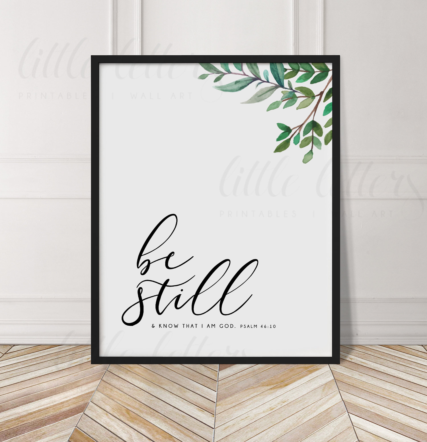 Bible Verse Wall Art, Bible Verse Printable, Be Still And Know for Bible Verse Wall Decor Printable