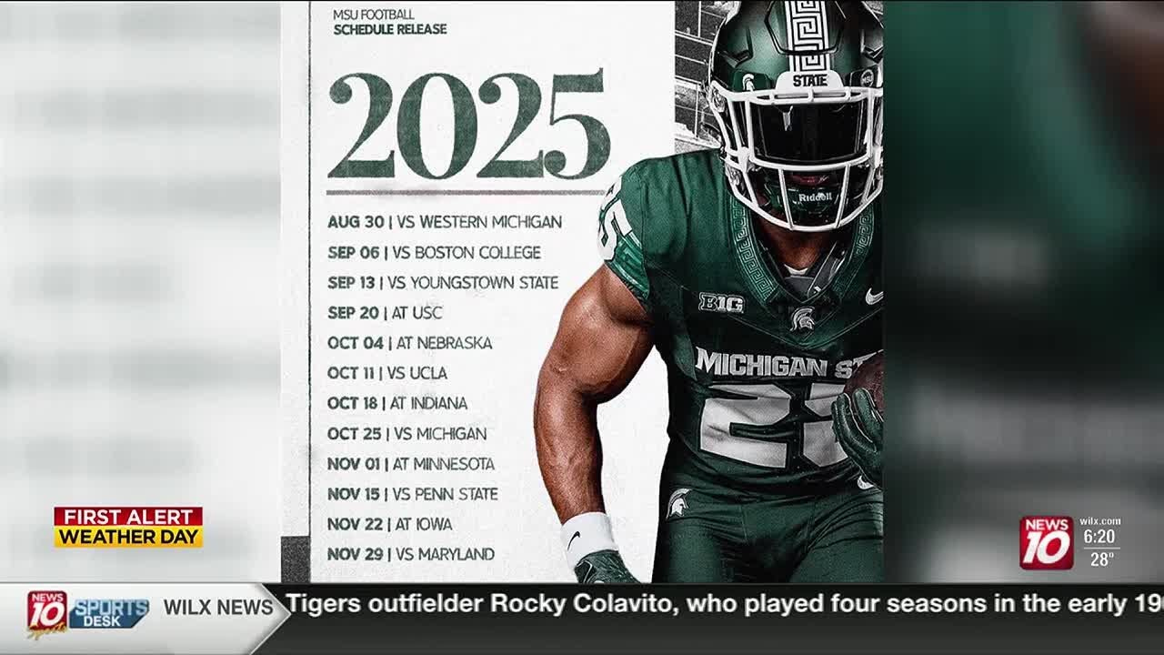 Big Ten Announces Michigan State Football’s 2025 Conference Schedule for Michigan State Football Schedule Printable