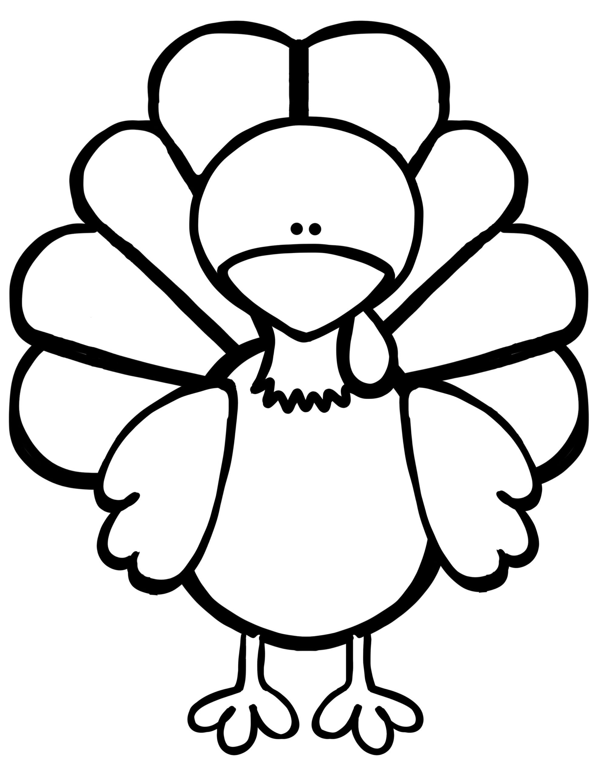 Blank Turkey Template - Rebeccachulew within Disguise a Turkey Template Free Printable