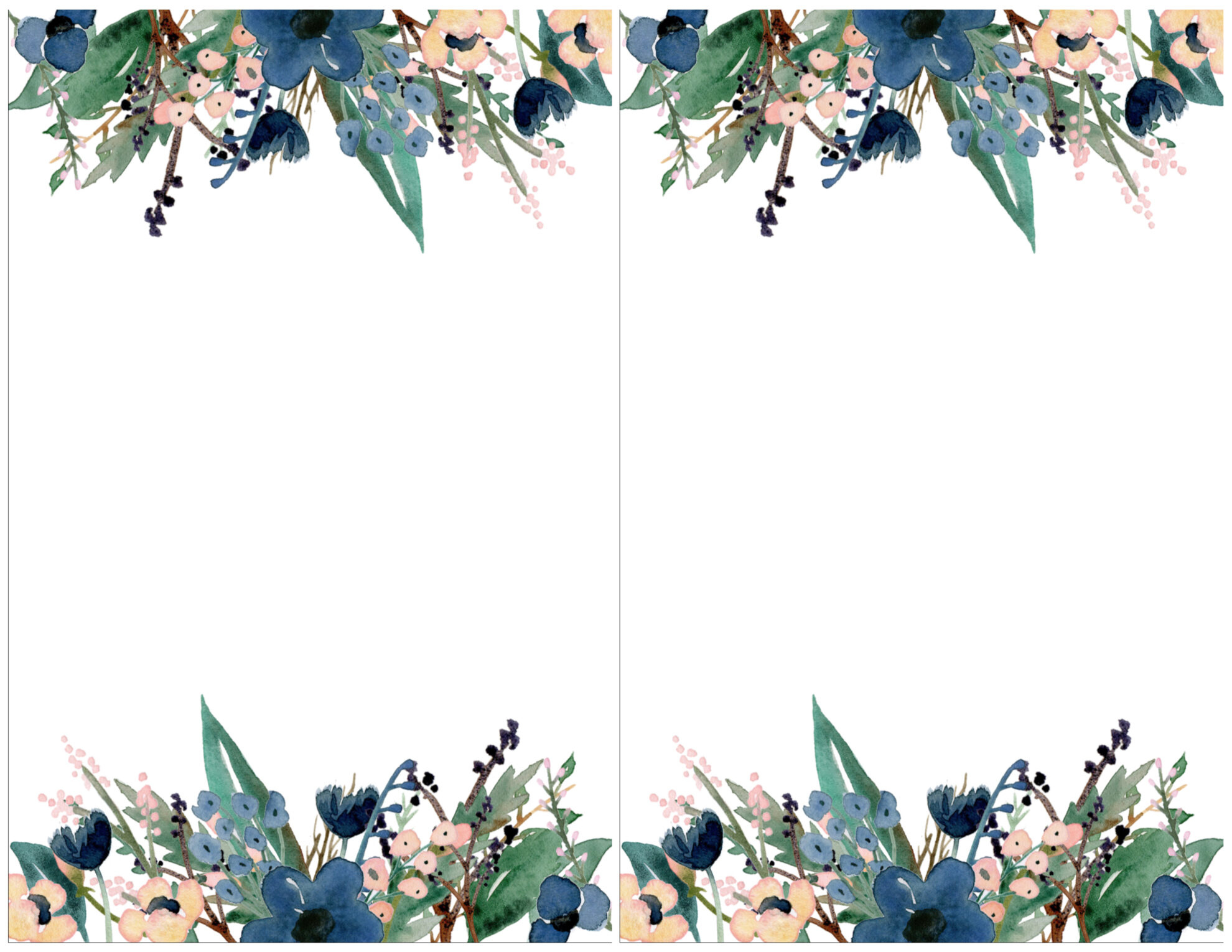 Blue Free Printable Invitation Templates - Paper Trail Design pertaining to Template For Invitations Free Printable