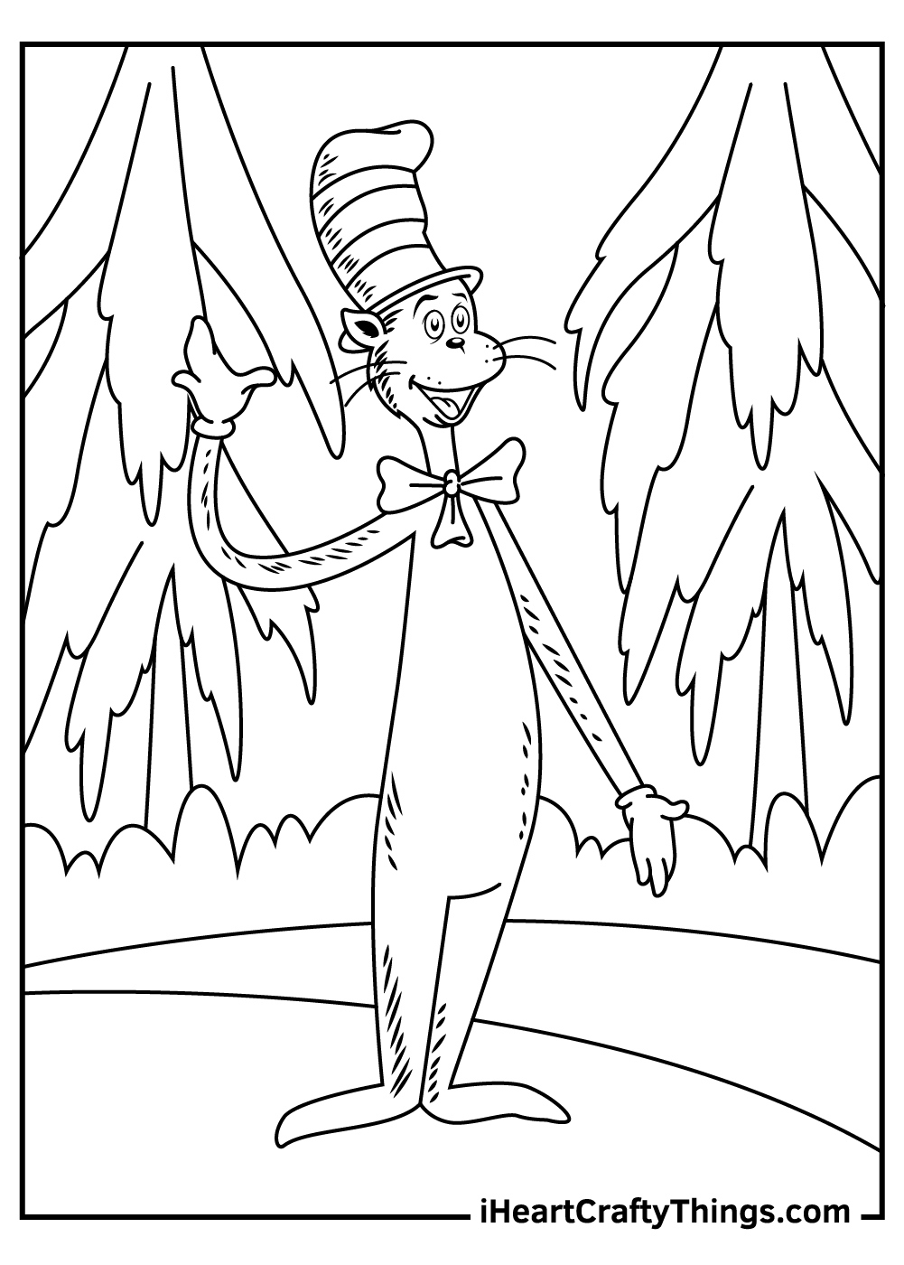 Cat In The Hat Coloring Pages (20+ Printables In Free Pdf) for Printable Picture Of Cat In The Hat