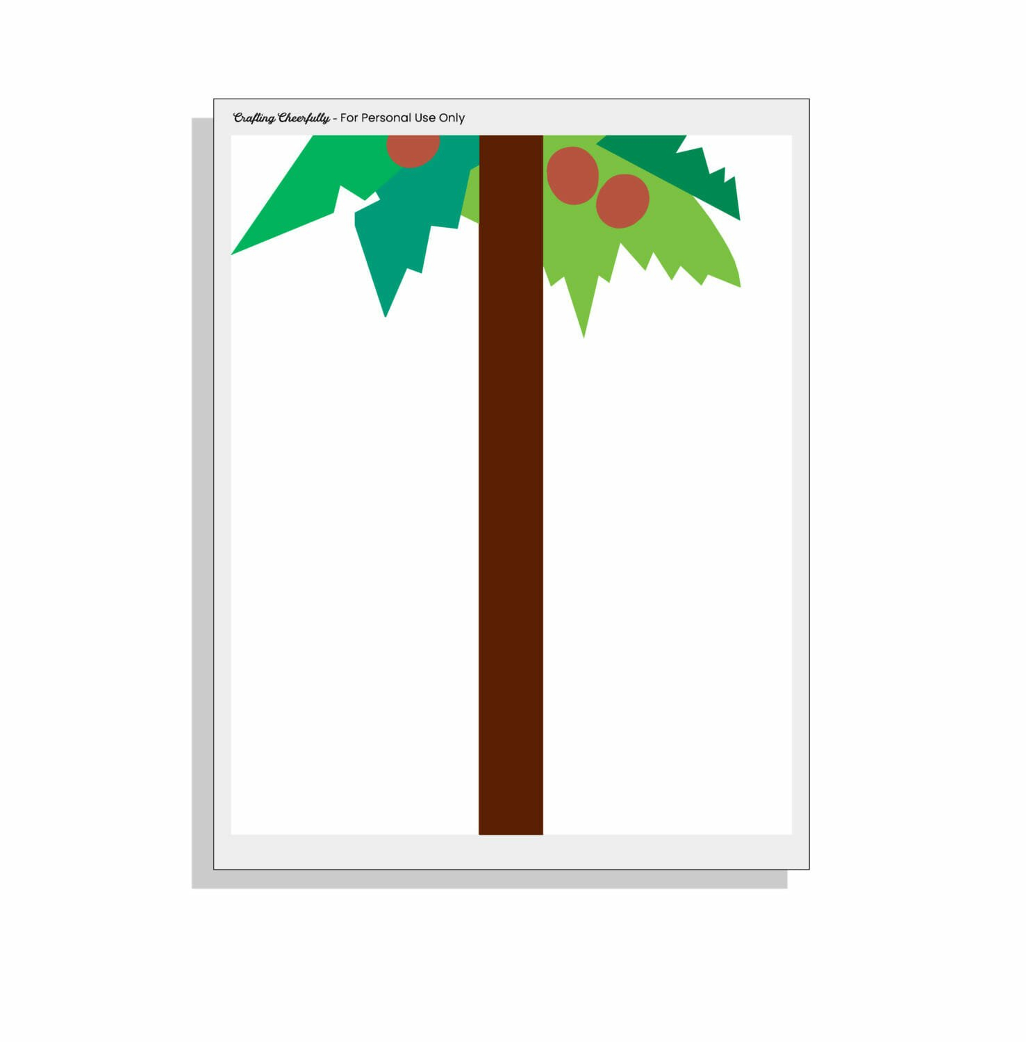 Chicka Chicka Boom Boom Name Art - Crafting Cheerfully for Printable Chicka Chicka Boom Boom Tree