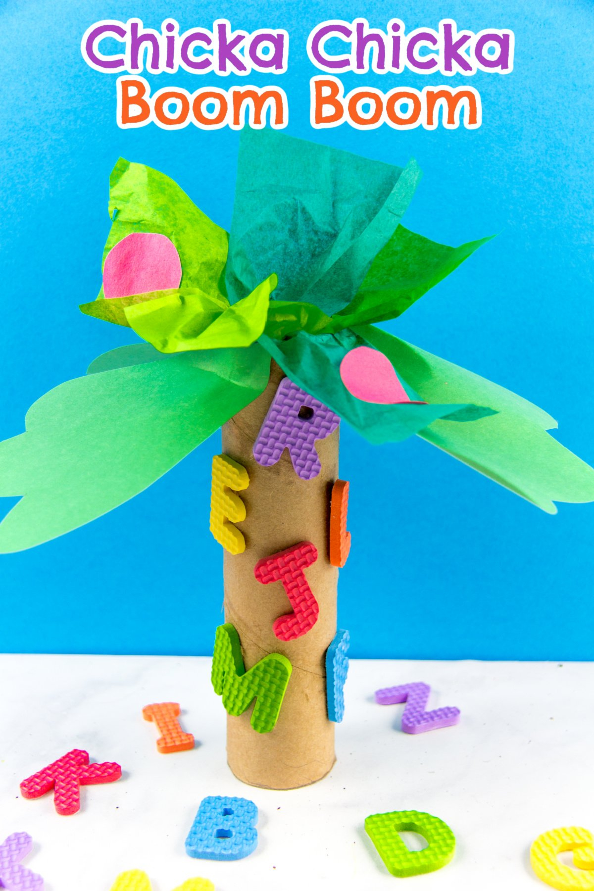Chicka Chicka Boom Boom Tree Craft • Kids Activities Blog with Printable Chicka Chicka Boom Boom Tree