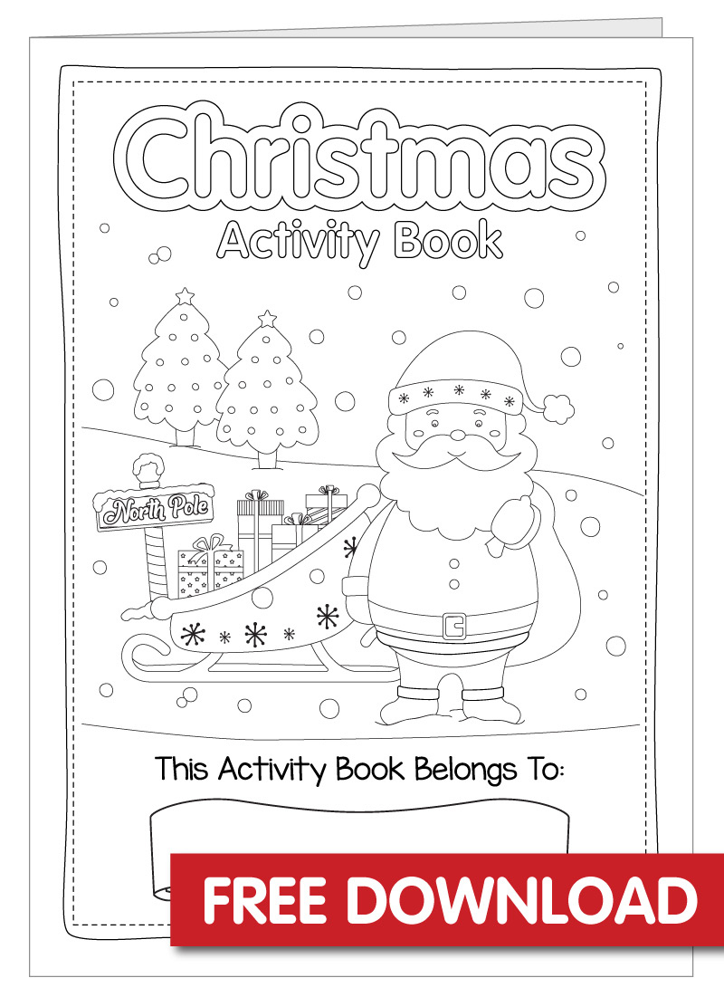 Christmas Activity Book Archives - Bright Star Kids inside Free Printable Activity Books