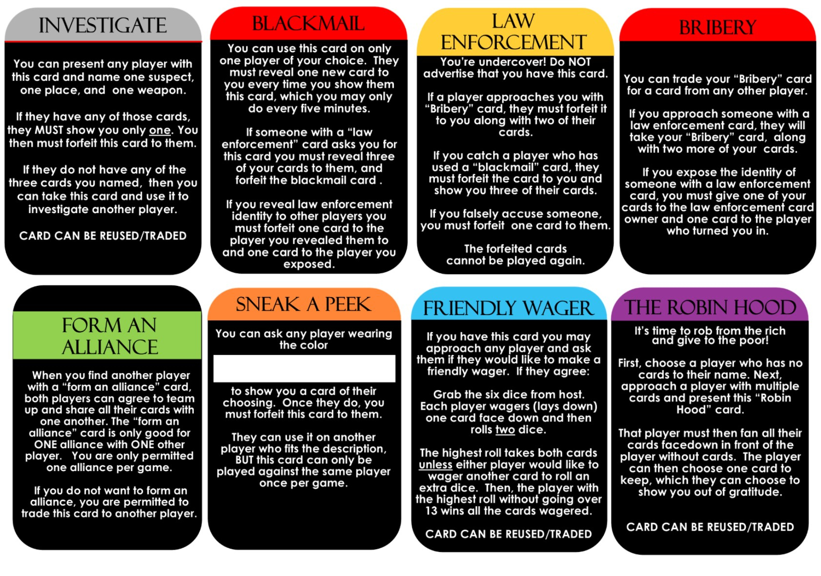 Clued-In Murder Mystery Scavenger Hunt - Printable Party Game within Free Murder Mystery Games Printable