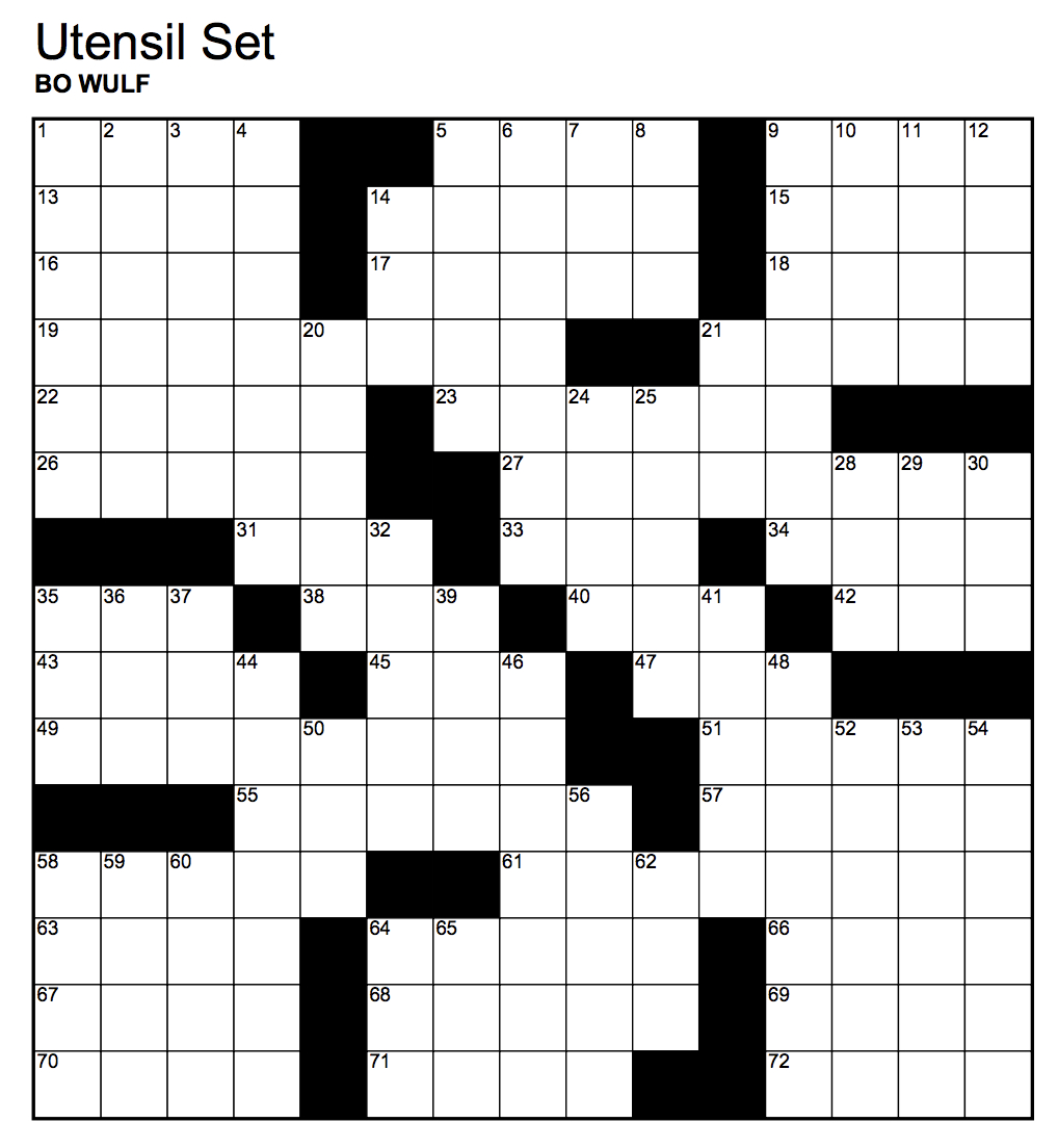 Crossword Puzzle: A Quarantine Time-Passer For The Sports-Deprived for Free Printable Crossword Puzzles Denver Post