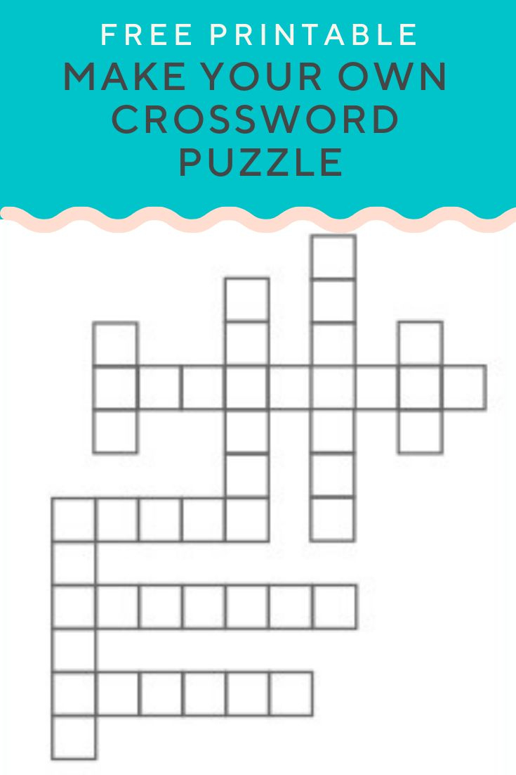 Crossword Puzzle Generator with regard to Make Your Own Crossword Free Printable