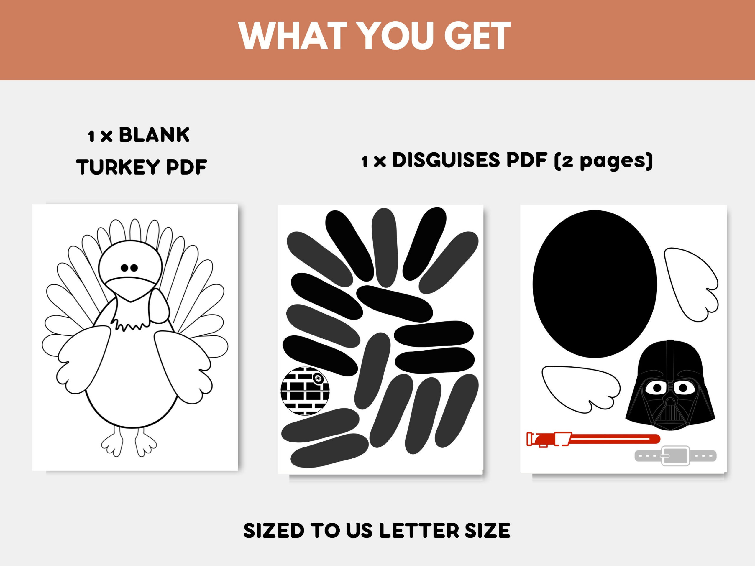 Darth Vader Turkey Disguise Template Printable | Disguise A Turkey intended for Darth Vader Turkey Disguise Template Printable