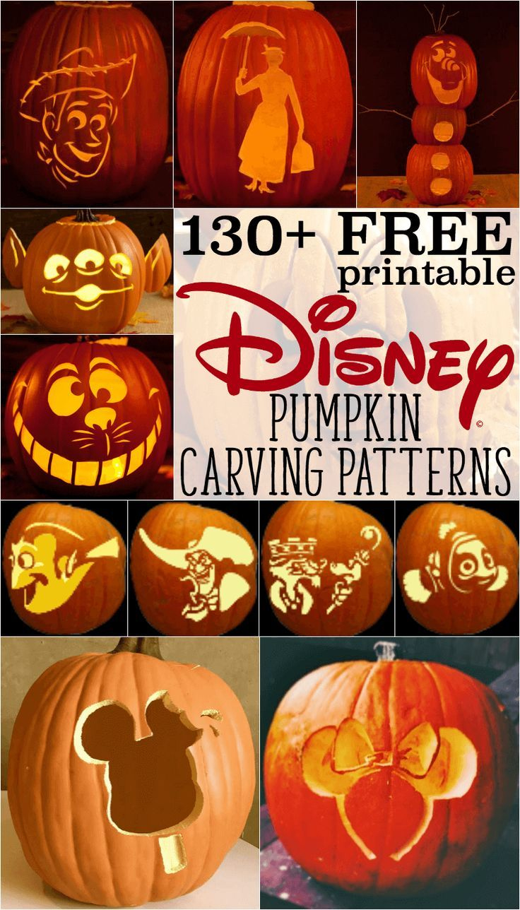 Disney Pumpkin Stencils: Over 130 Printable Pumpkin Patterns For throughout Pumpkin Carving Stencils Free Printable