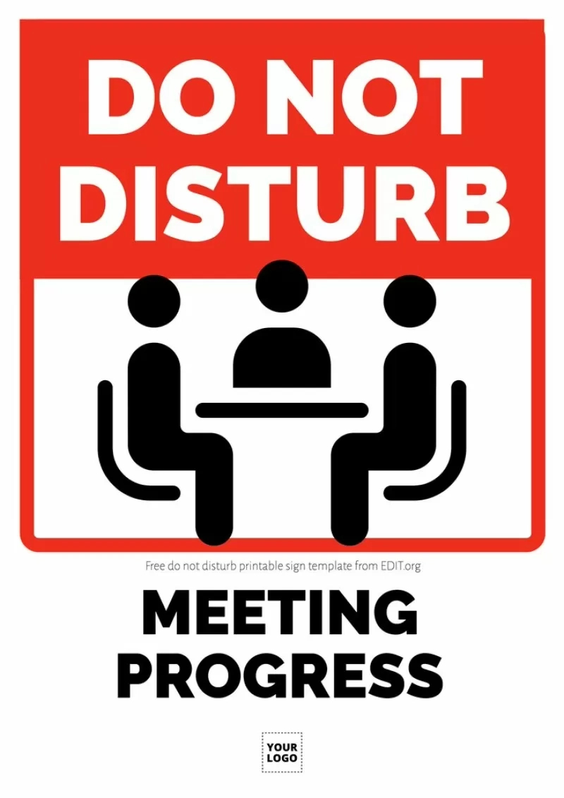 Editable Do Not Disturb Sign Templates regarding Printable Do Not Disturb Sign For Office
