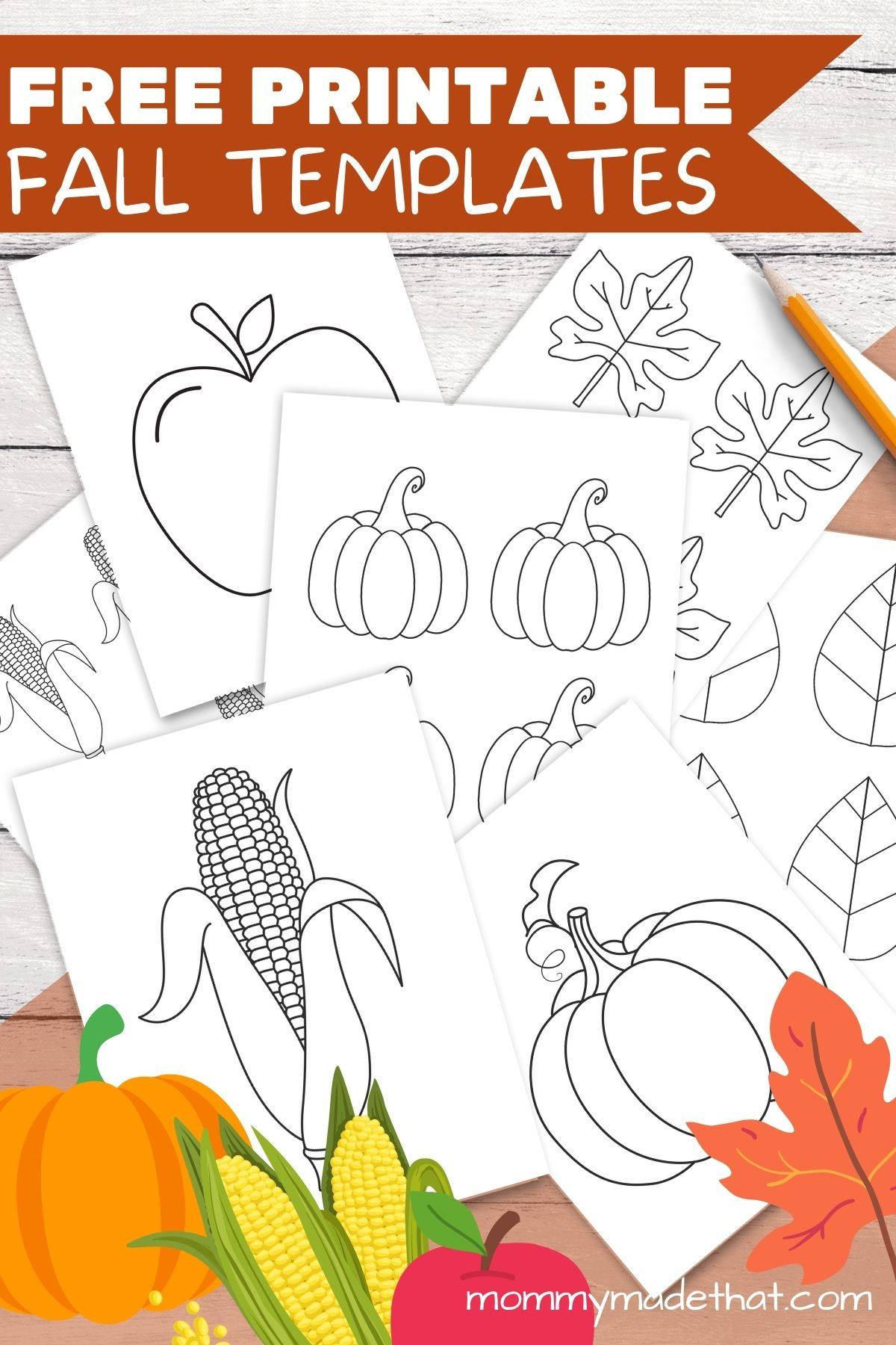 Fall Craft Templates Perfect For Crafts And Activities inside Free Printable Fall Printable Crafts
