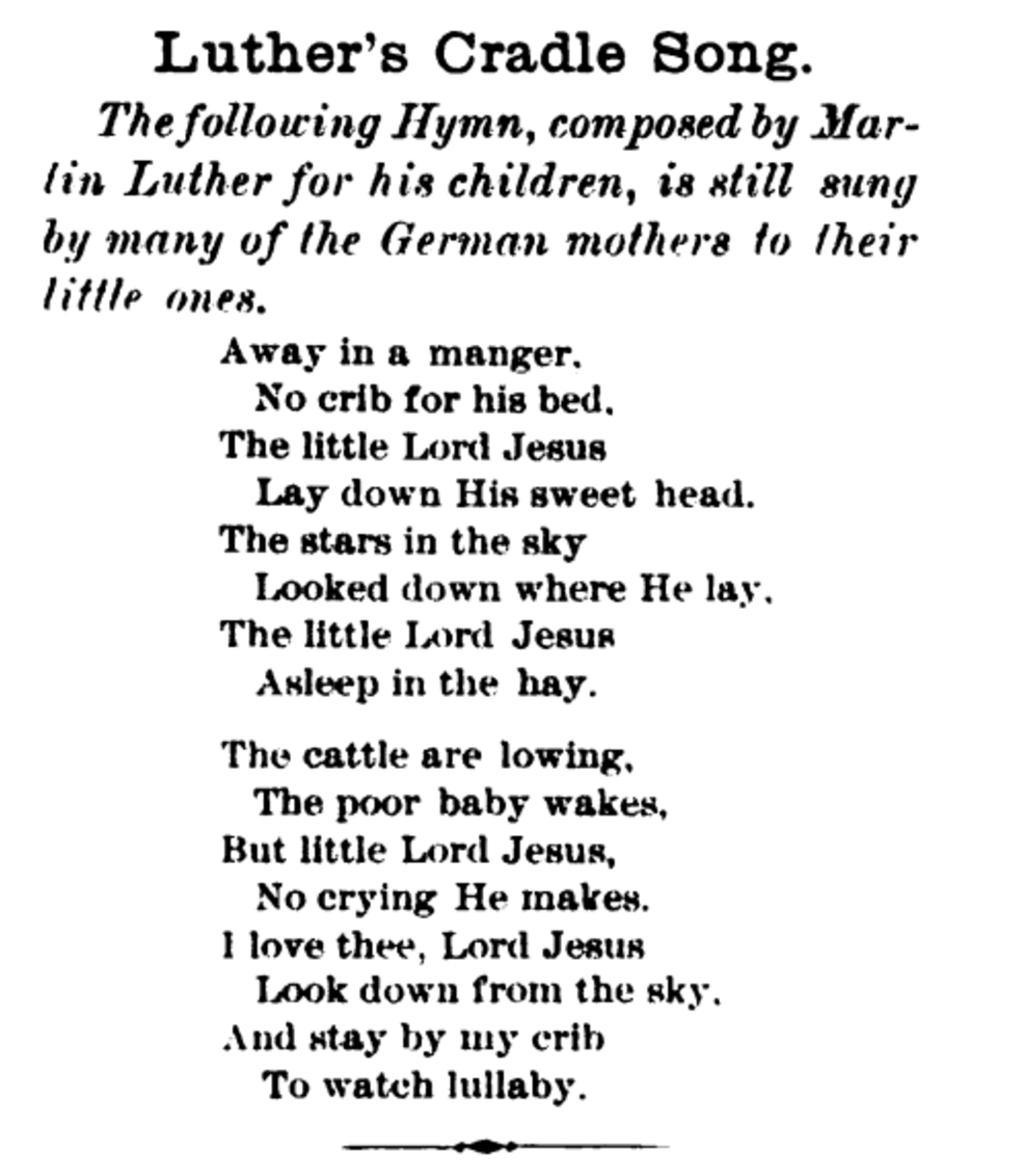 File:away In A Manger Lyrics - Wikimedia Commons with regard to Words To Away In A Manger Printable