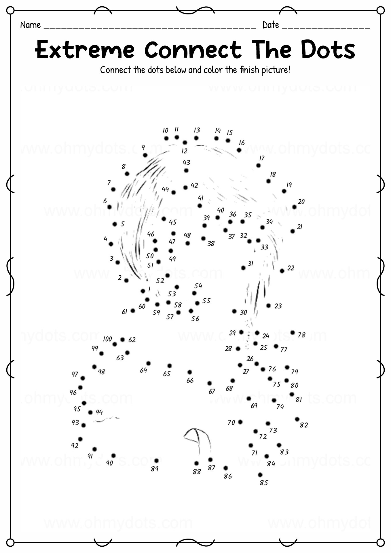 Free 1000 Connect The Dots Printables, Download Free 1000 Connect regarding Free Dot To Dot Printables 1-1000