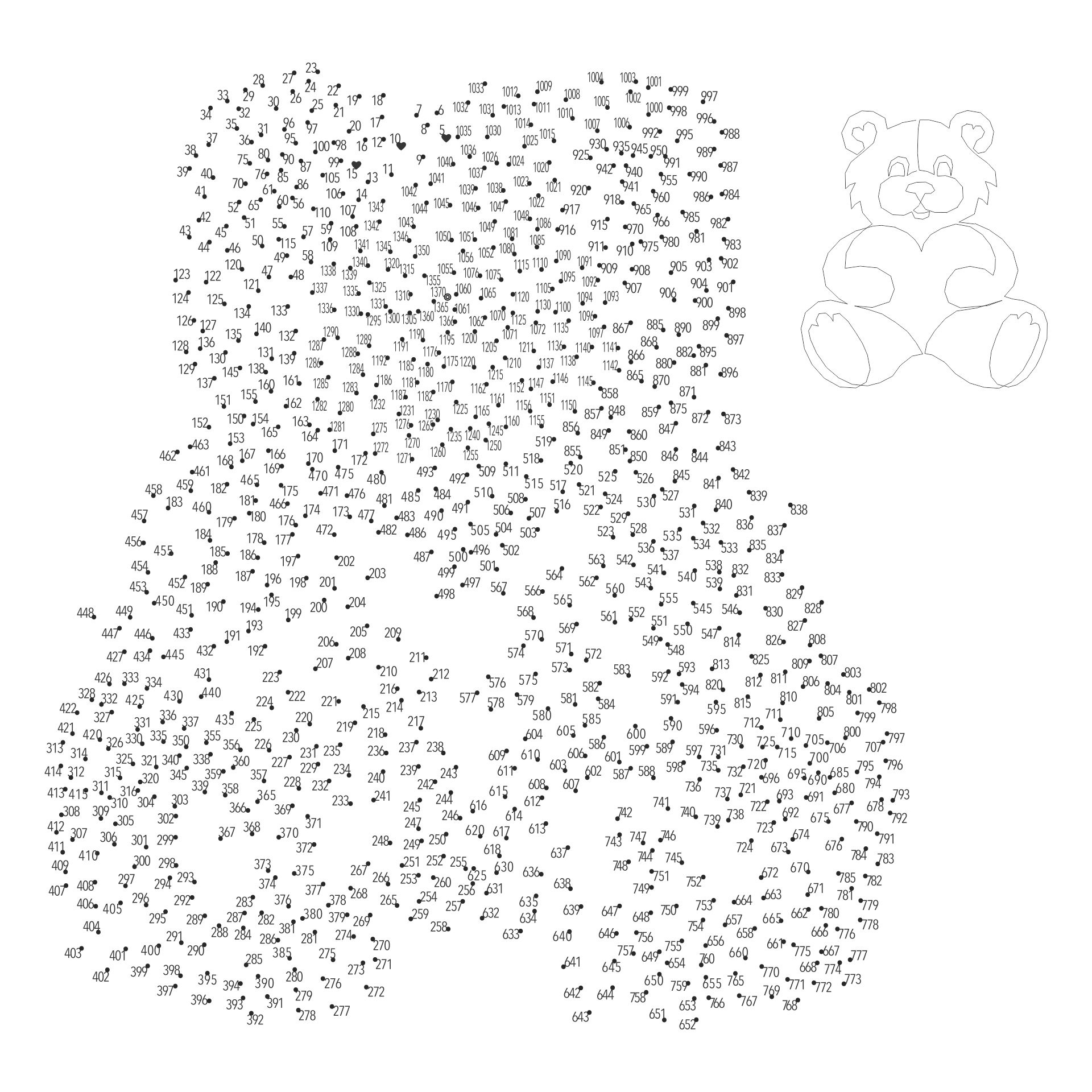 Free 1000 Connect The Dots Printables, Download Free 1000 Connect regarding Free Dot to Dot Printables 1-1000