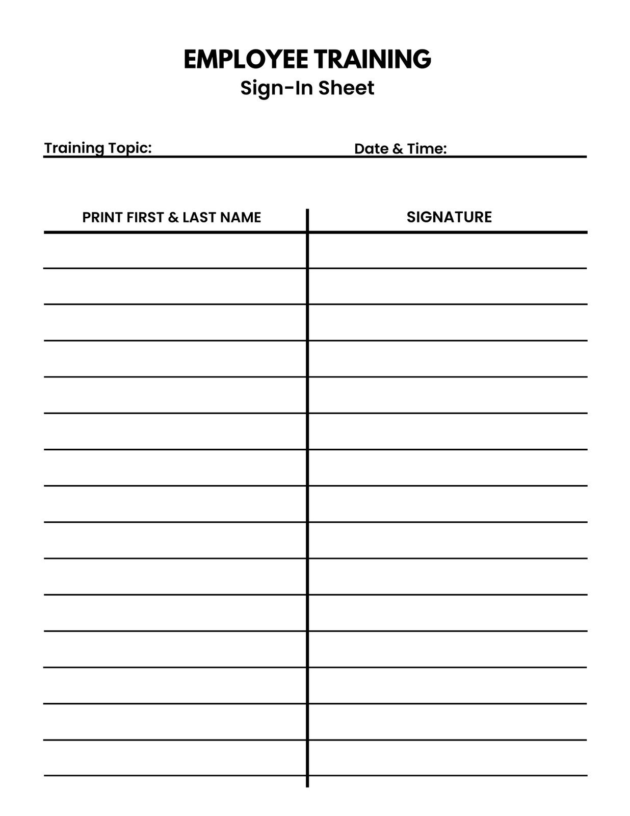 Free And Customizable Sign Up Sheet Templates pertaining to Free Printable Sign Up Sheet