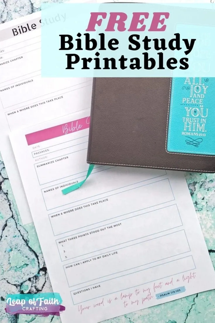 Free Bible Study Printables For Any Part Of The Bible! - Leap Of pertaining to Free Printable Bible Studies For Senior Adults