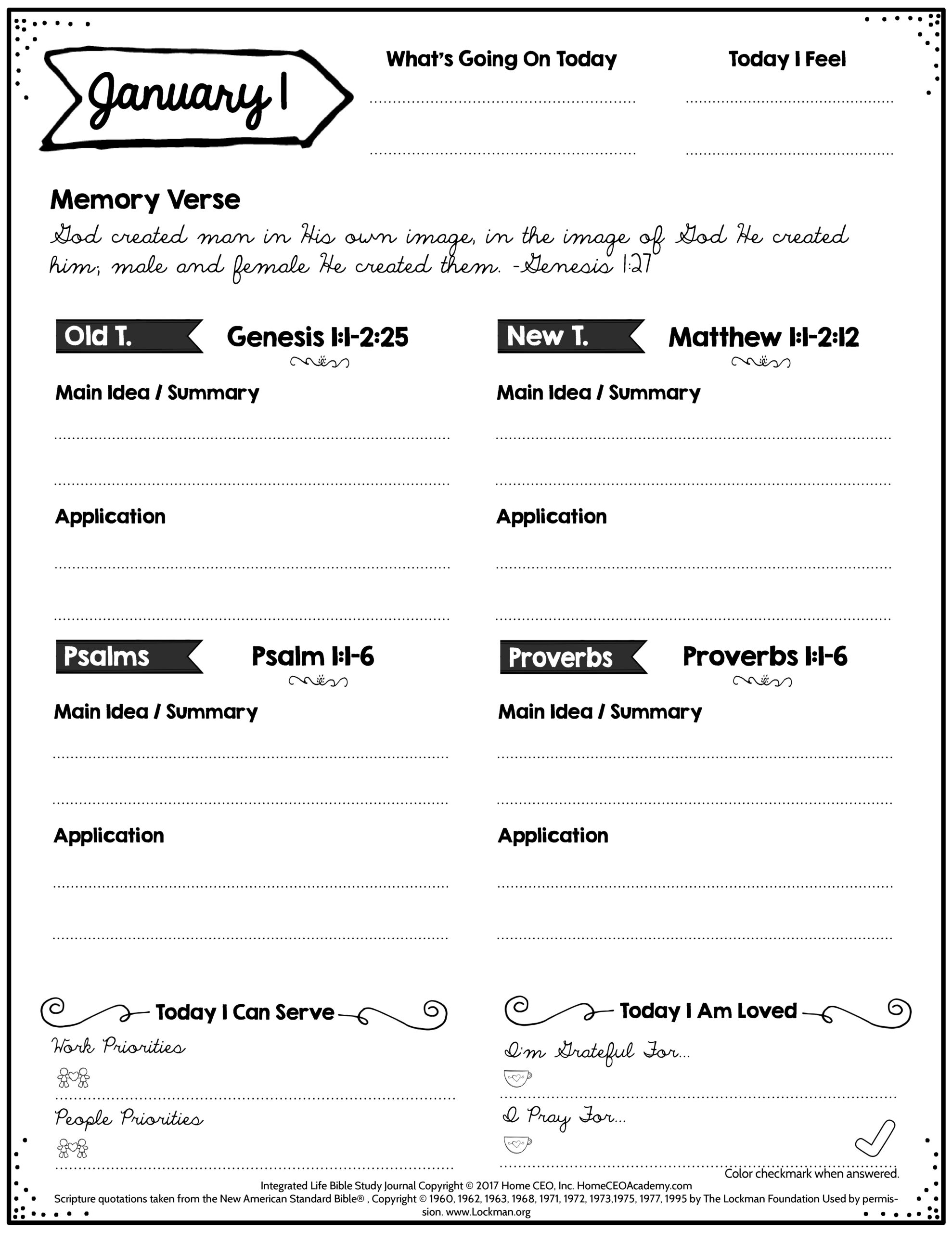 Free Bible Study Printables within Printable Bible Study Journal Template