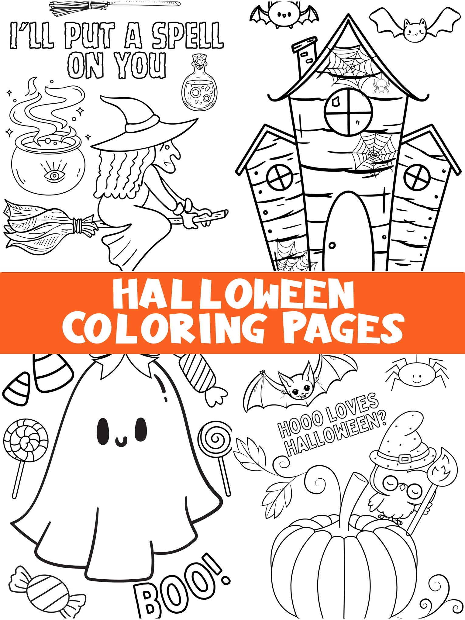 Free Halloween Coloring Pages To Print - Crafty Morning throughout Printable Halloween Images For Free