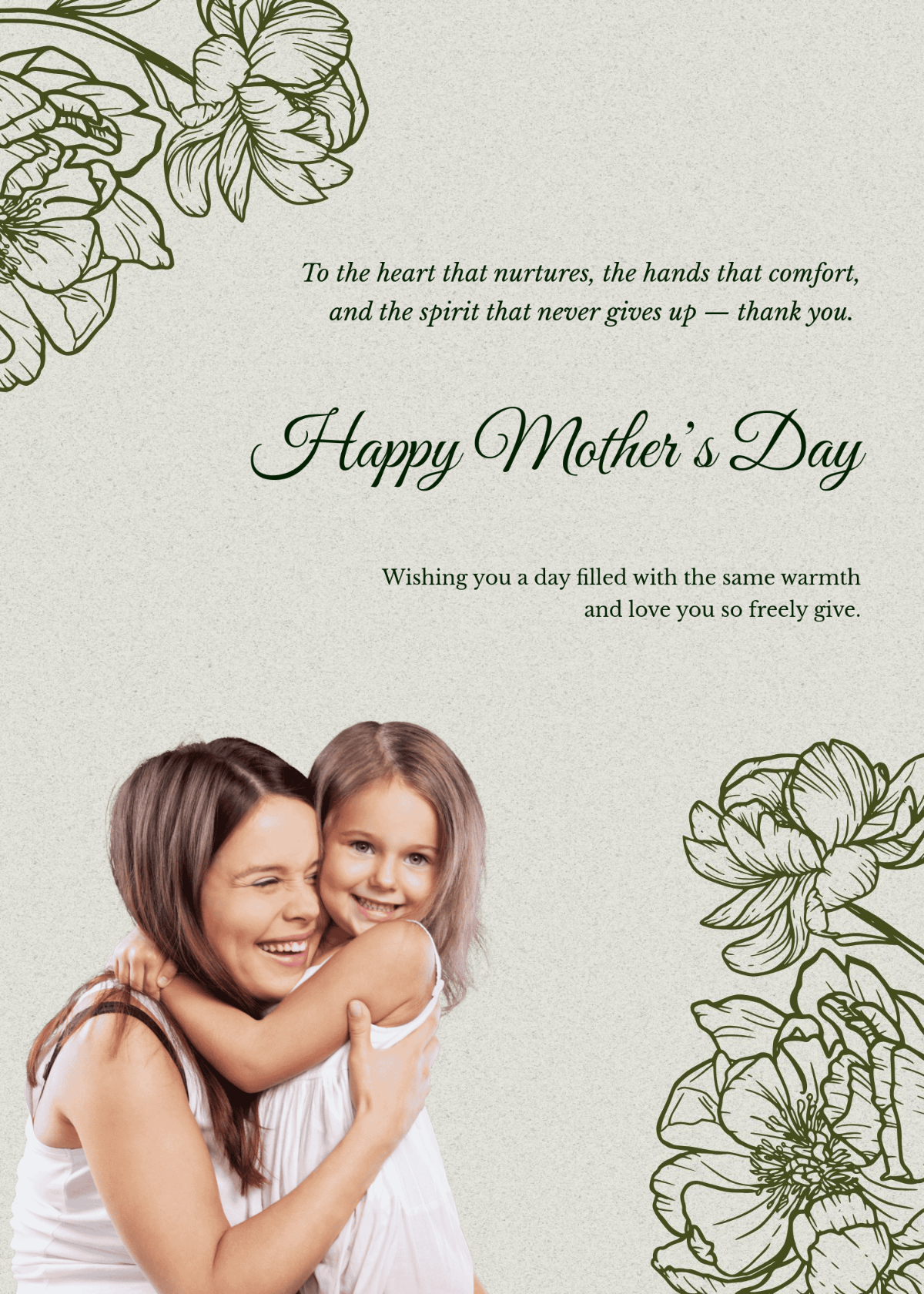 Free Heart Touching Mother'S Day Wishes Template To Edit Online within Free Printable Mother'S Day Quotes