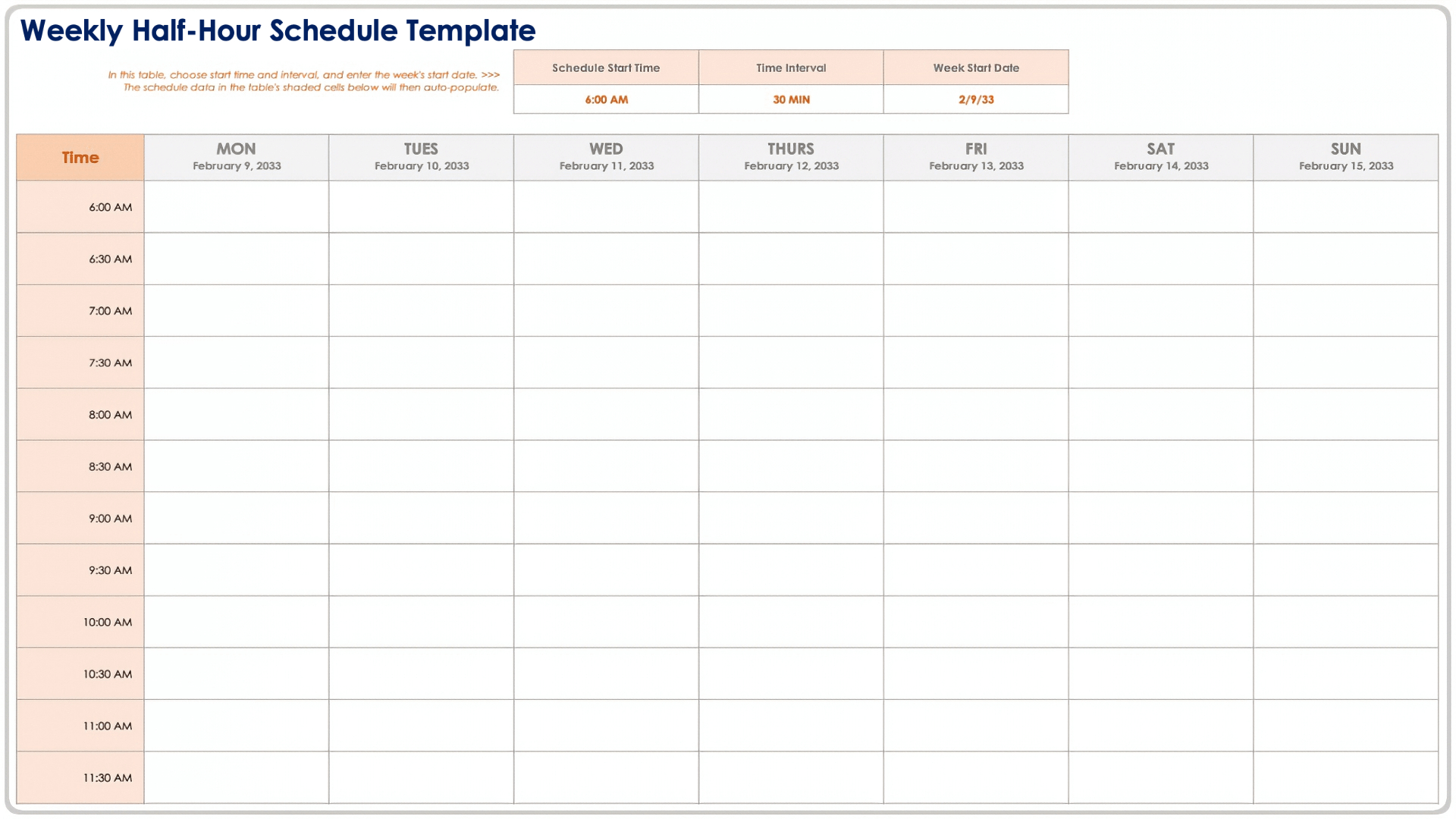 Free Hourly Schedule Templates: All Formats, Editable & Printable in Hour By Hour Schedule Printable