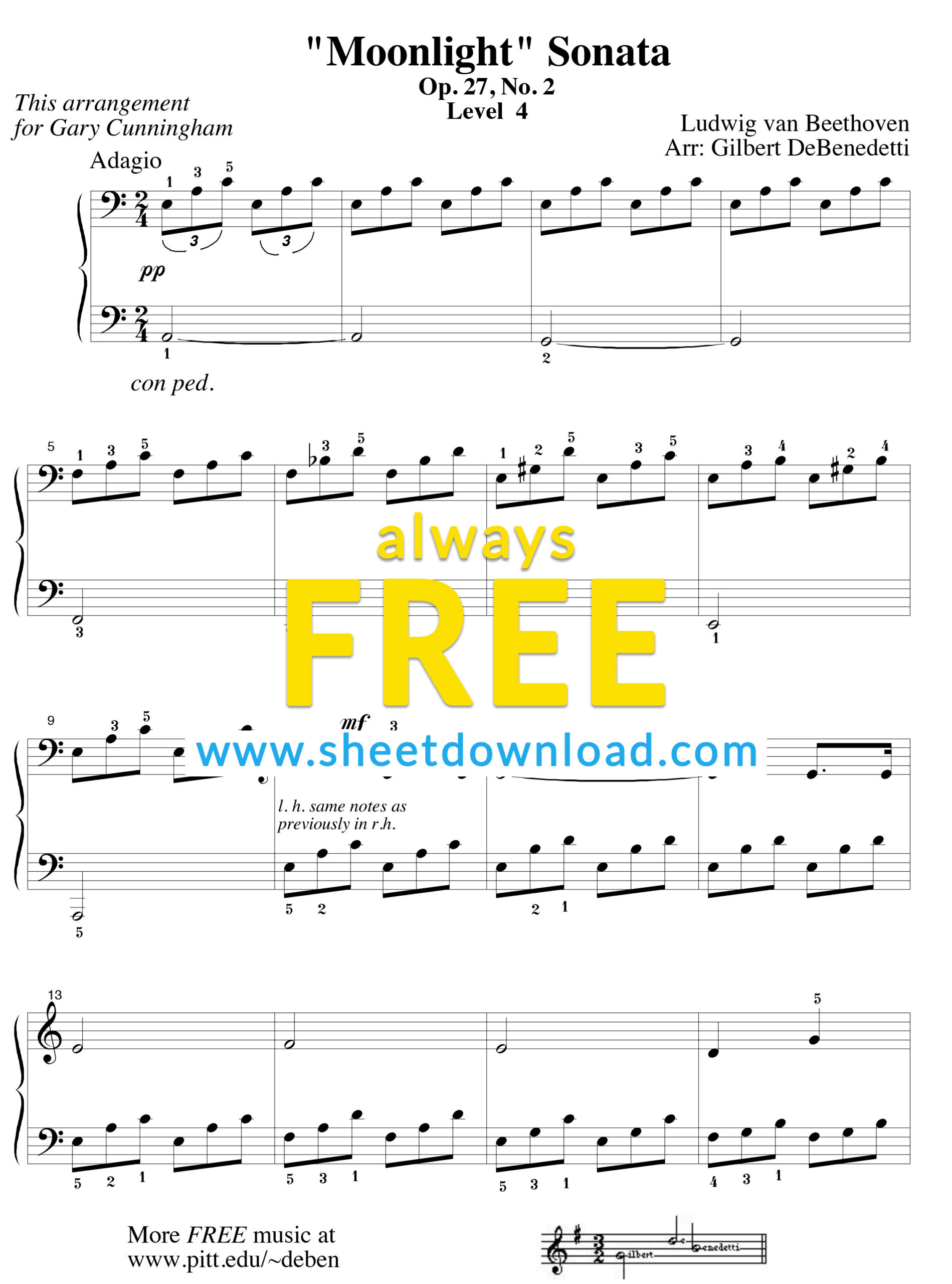 Free Piano Sheet Music To Download And Print - High Quality Pdfs with regard to Piano Sheet Music For Free Printable