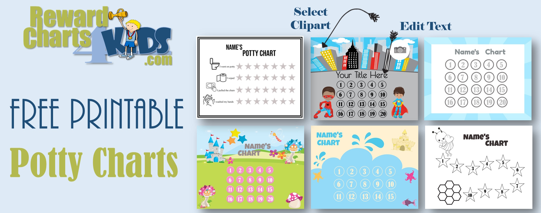 Free Potty Training Chart | Customize Online & Print At Home pertaining to Free Potty Training Chart Printable