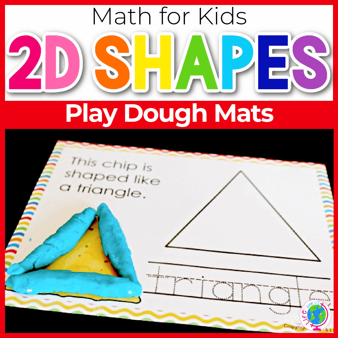 Free Printable 2D Shape Play Dough Mats - Life Over C'S with regard to Free Printable Playdough Mats Shapes