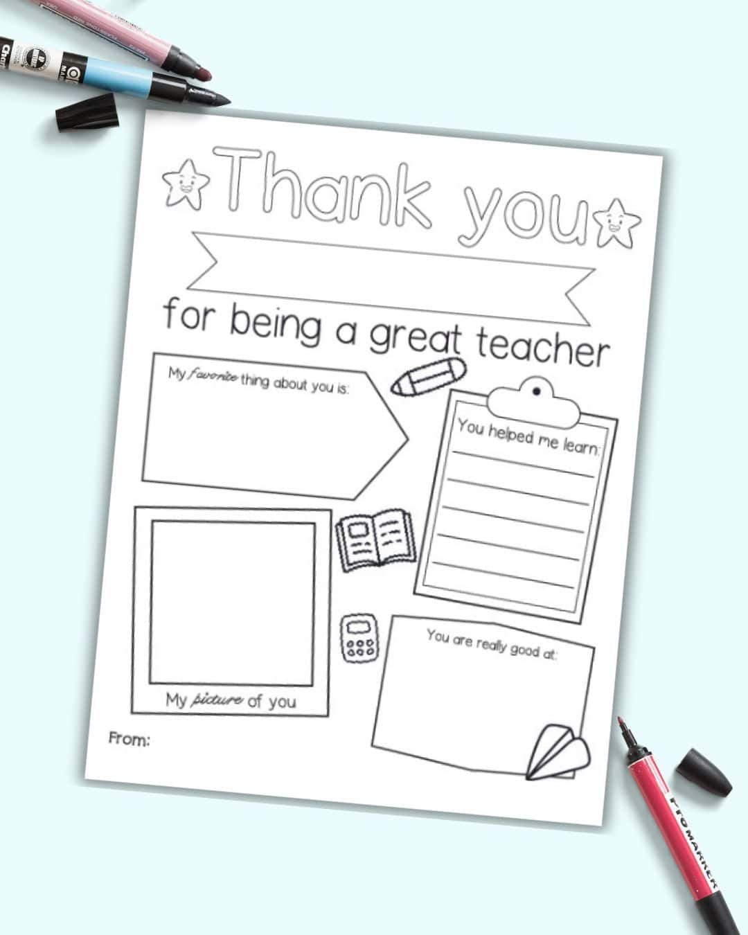 Free Printable All About My Teacher Questionnaire - The Artisan Life with All About My Teacher Questionnaire Free Printable