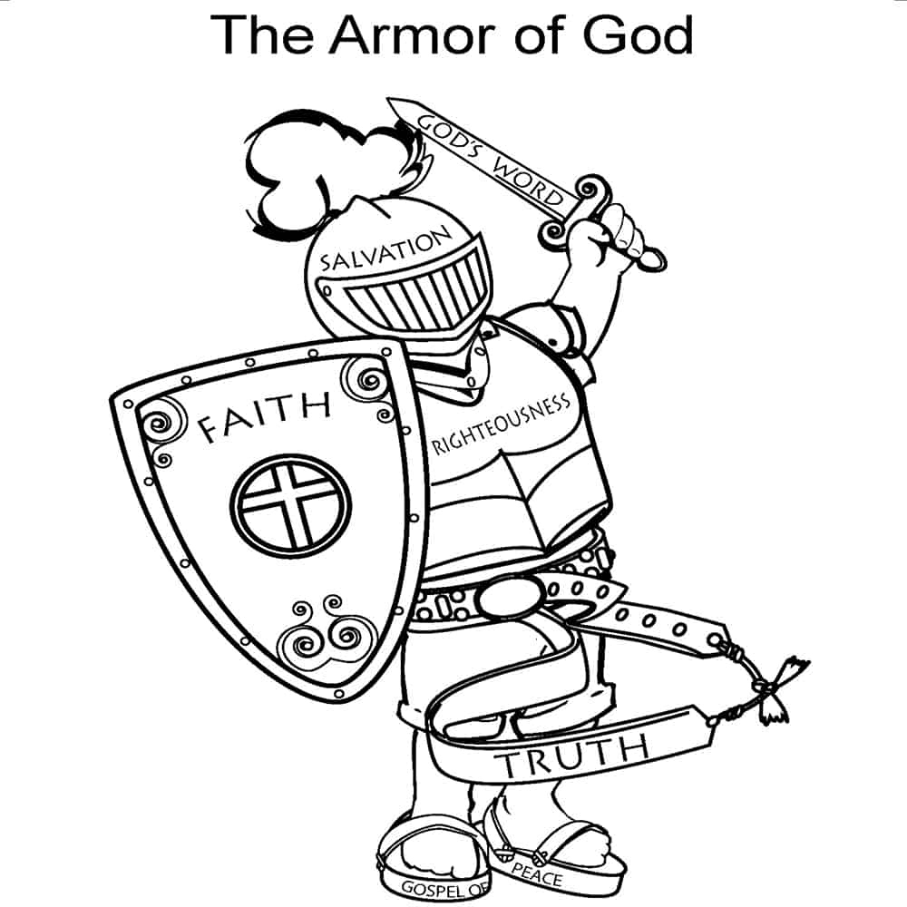 Free, Printable Armor Of God Activities On Sunday School Zone for Armor Of God Free Printable