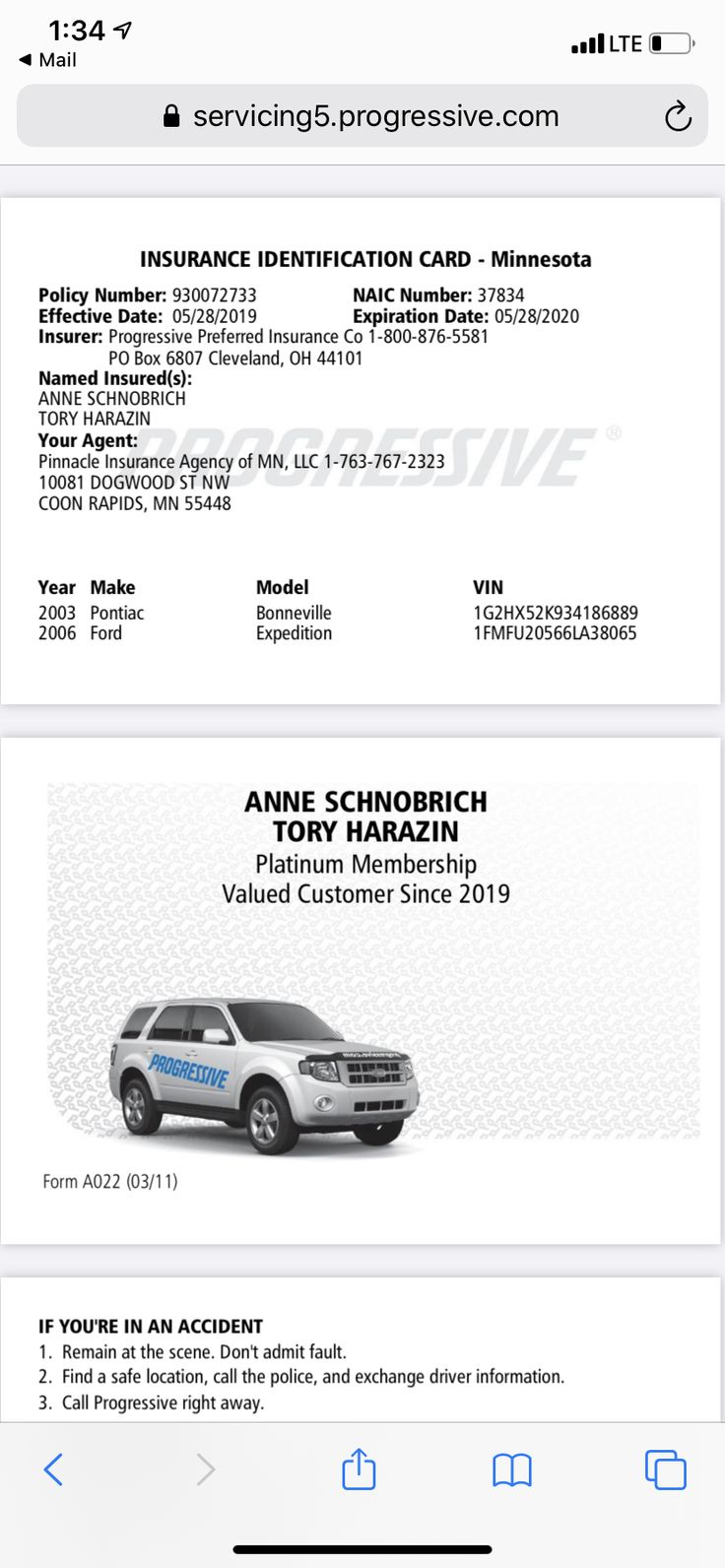 Free Printable Auto Insurance Card Template pertaining to Printable Auto Insurance Card Template Free Download