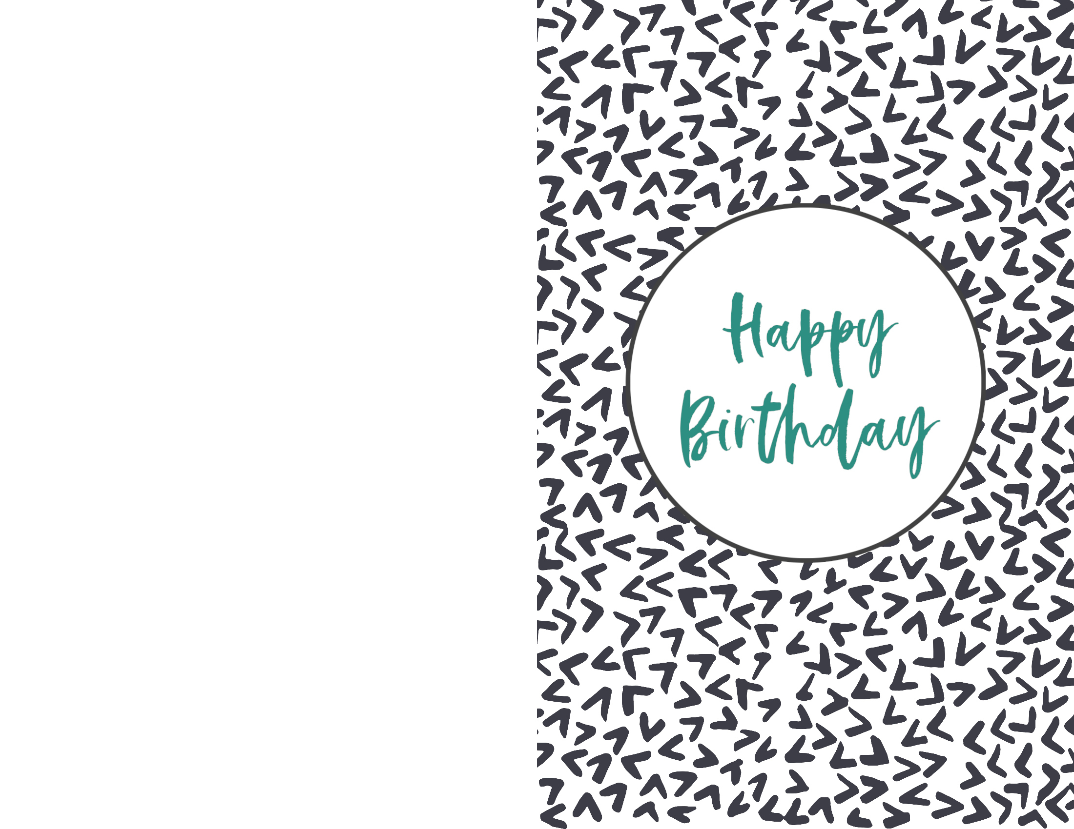 Free Printable Birthday Cards - Paper Trail Design inside Foldable Happy Birthday Card Printable