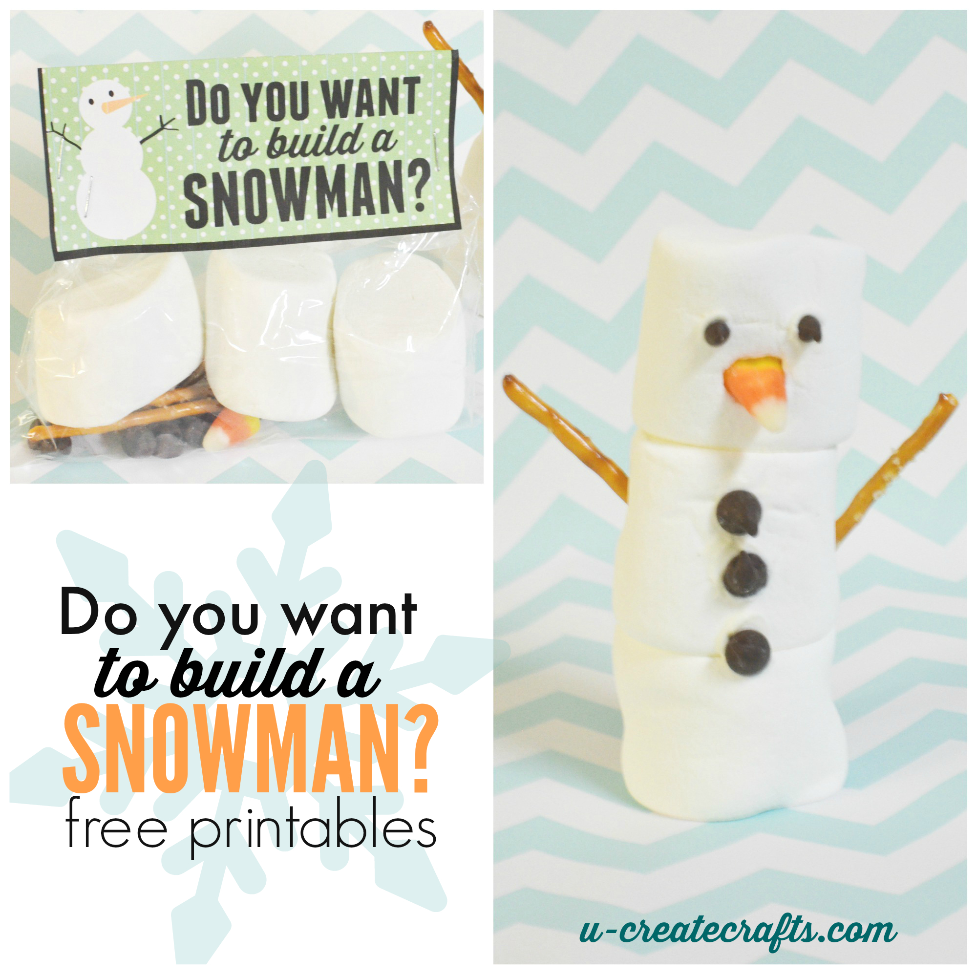 Free Printable "Do You Want To Build A Snowman" Craft Kits intended for Do You Want To Build A Snowman Printable Free