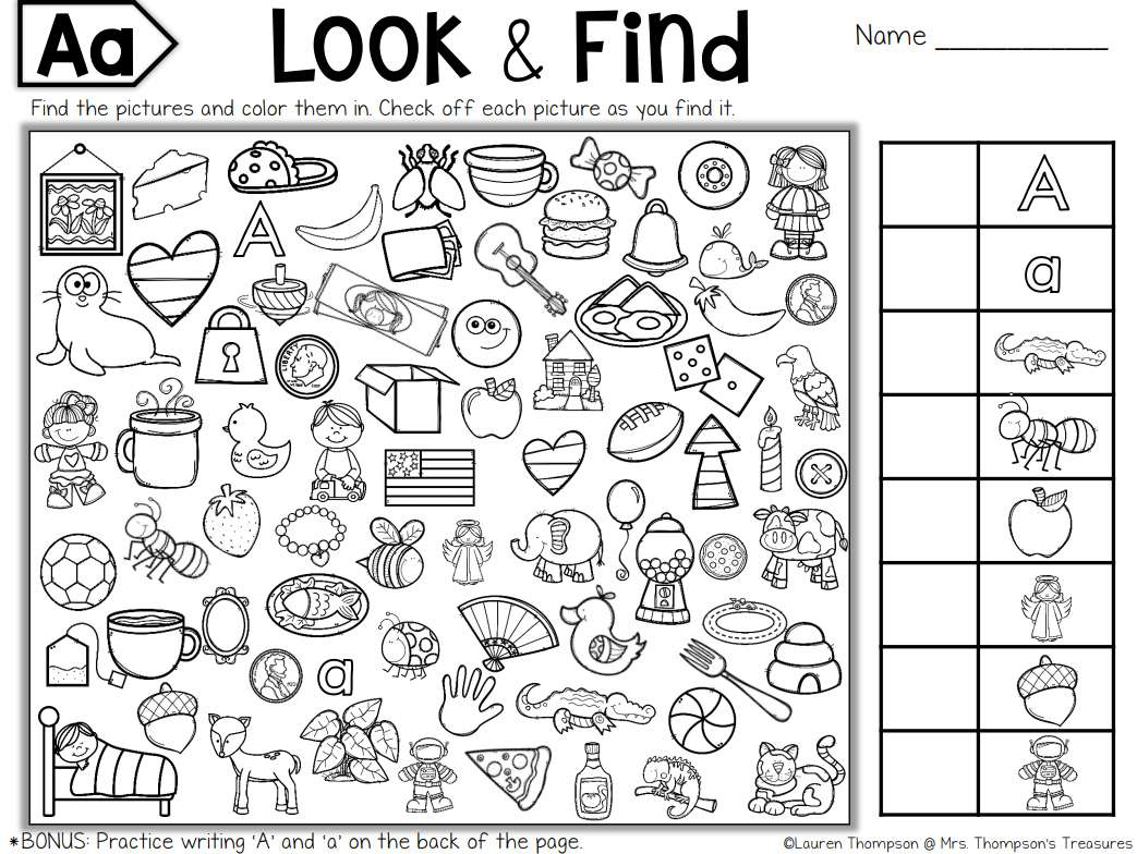Free, Printable Hidden Picture Puzzles For Kids - Worksheets Library with Seek And Find Free Printables