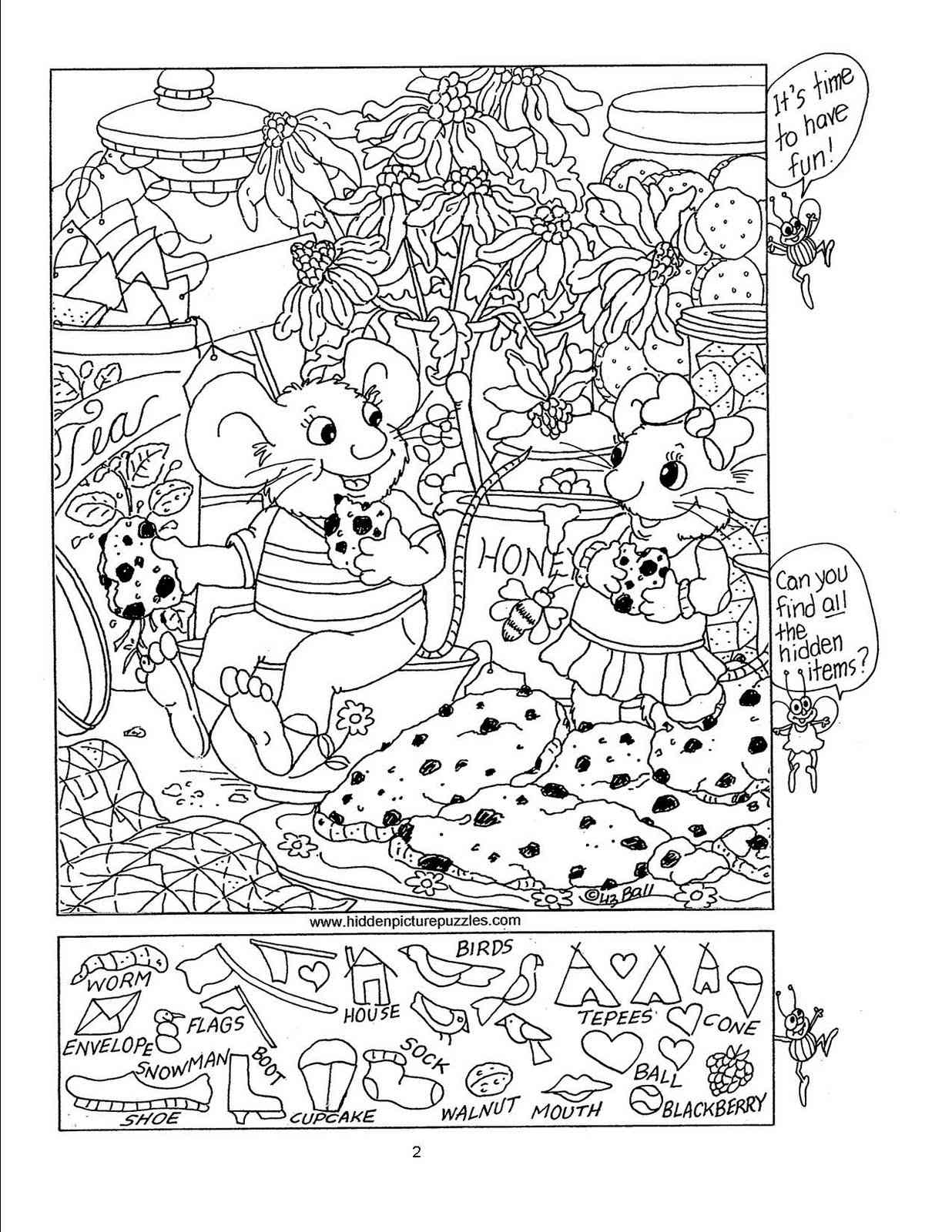 Free, Printable Hidden Picture Puzzles For Kids - Worksheets Library with Seek And Find Free Printables